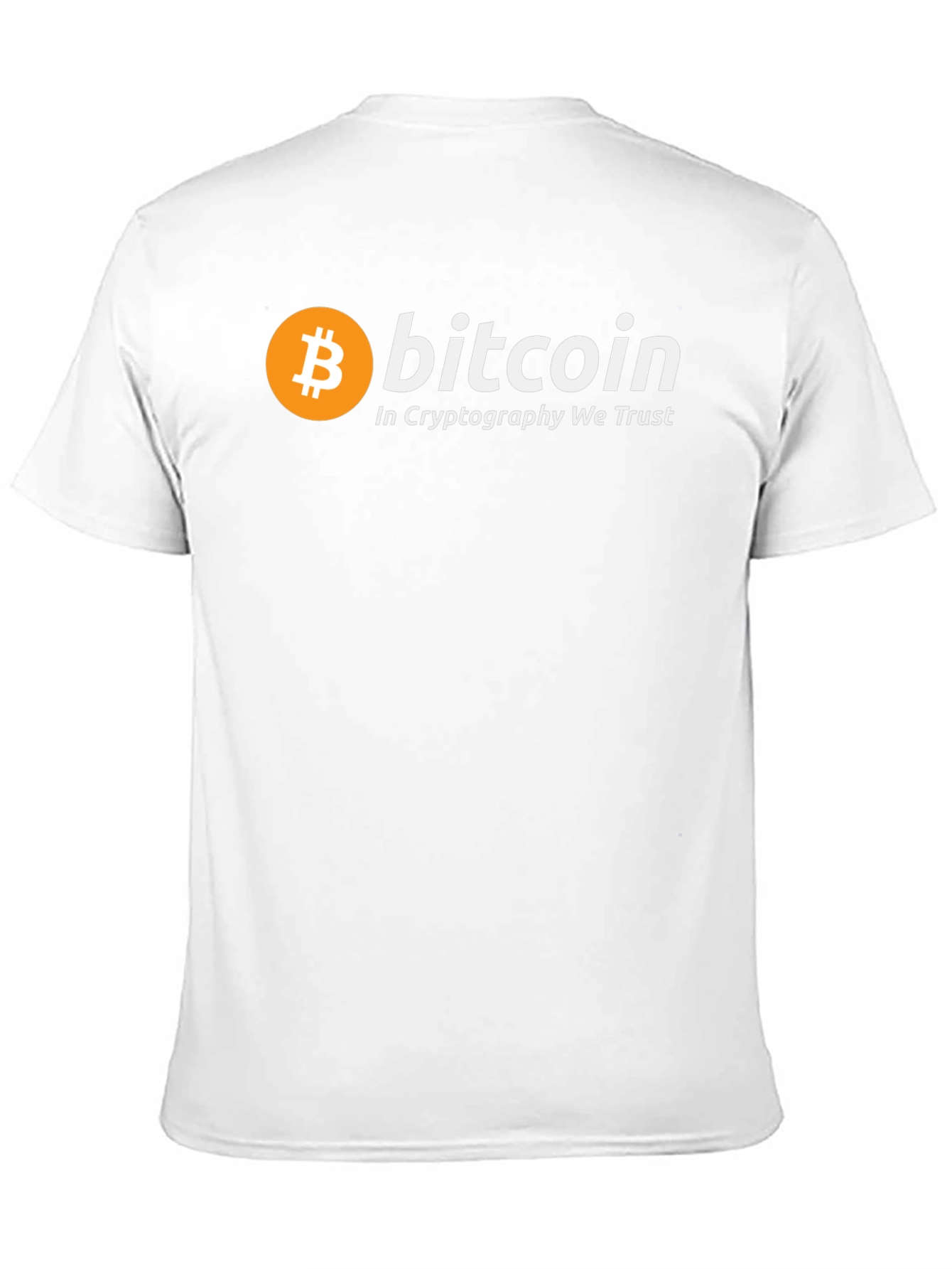 Bitcoin Cryptocurrency T-Shirt - In Cryptography We Trust