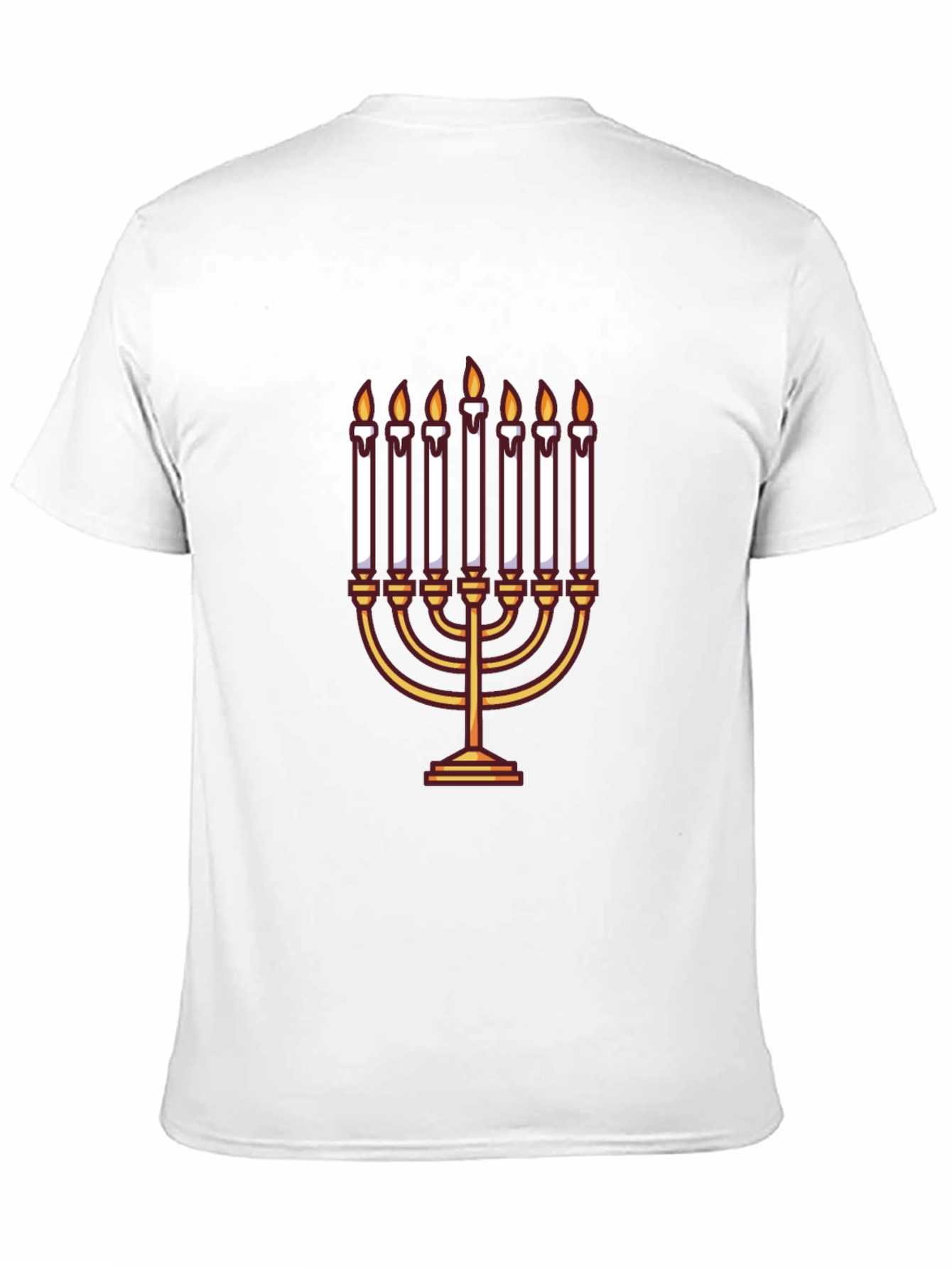 Hanukkah Menorah T-Shirt - Celebrate the Festival of Lights