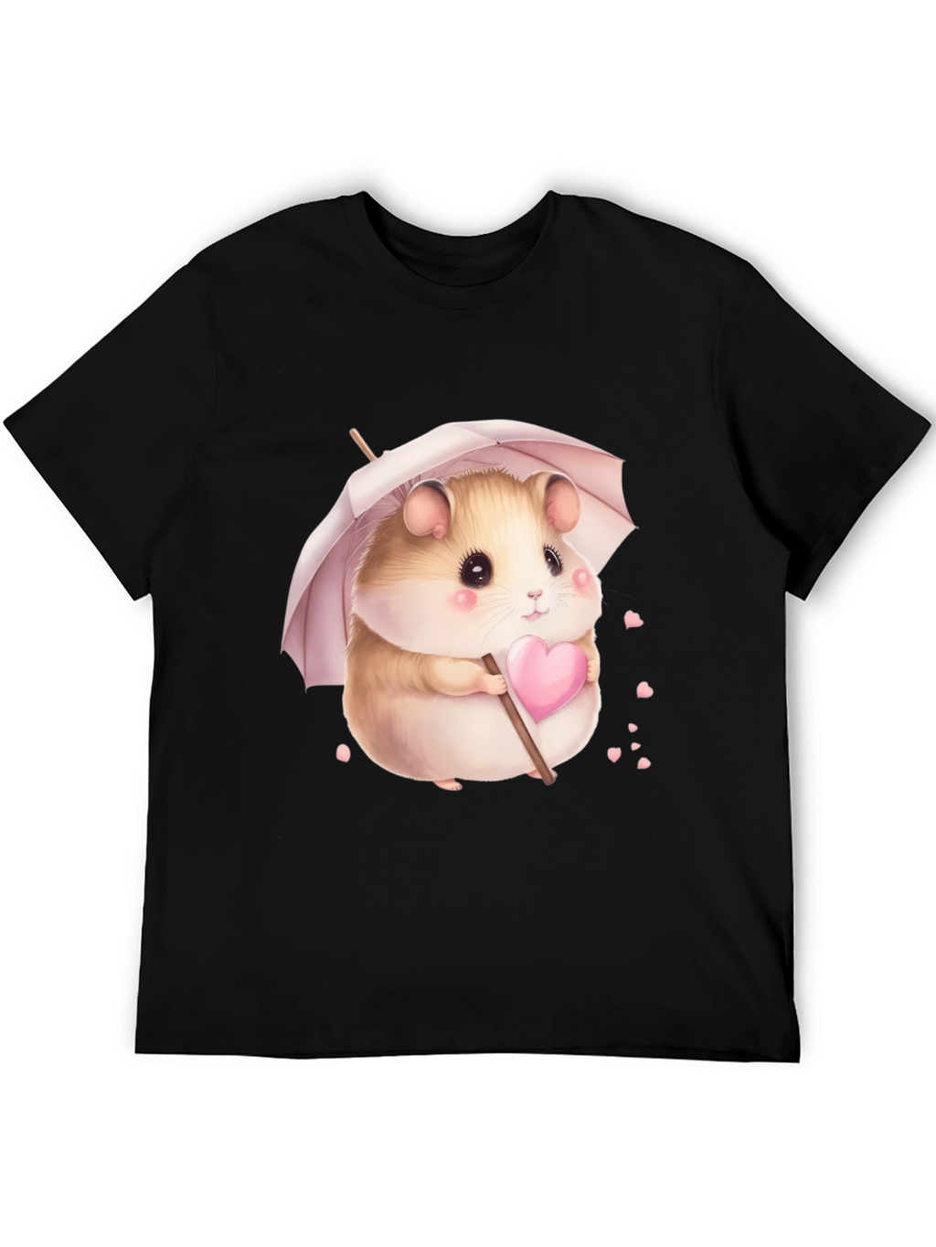 Hamster with Heart Umbrella T-Shirt
