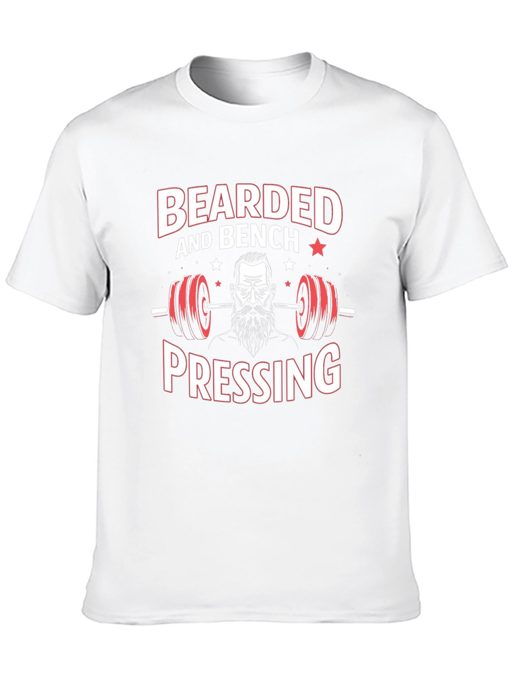 Bearded Bench Pressing T-Shirt