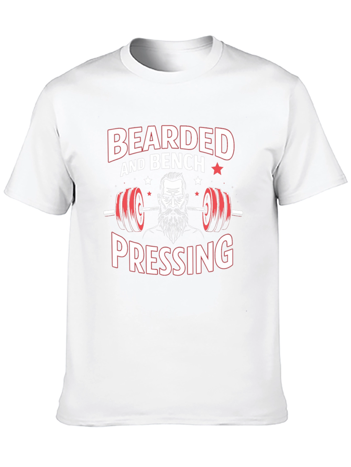 Bearded Bench Pressing T-Shirt