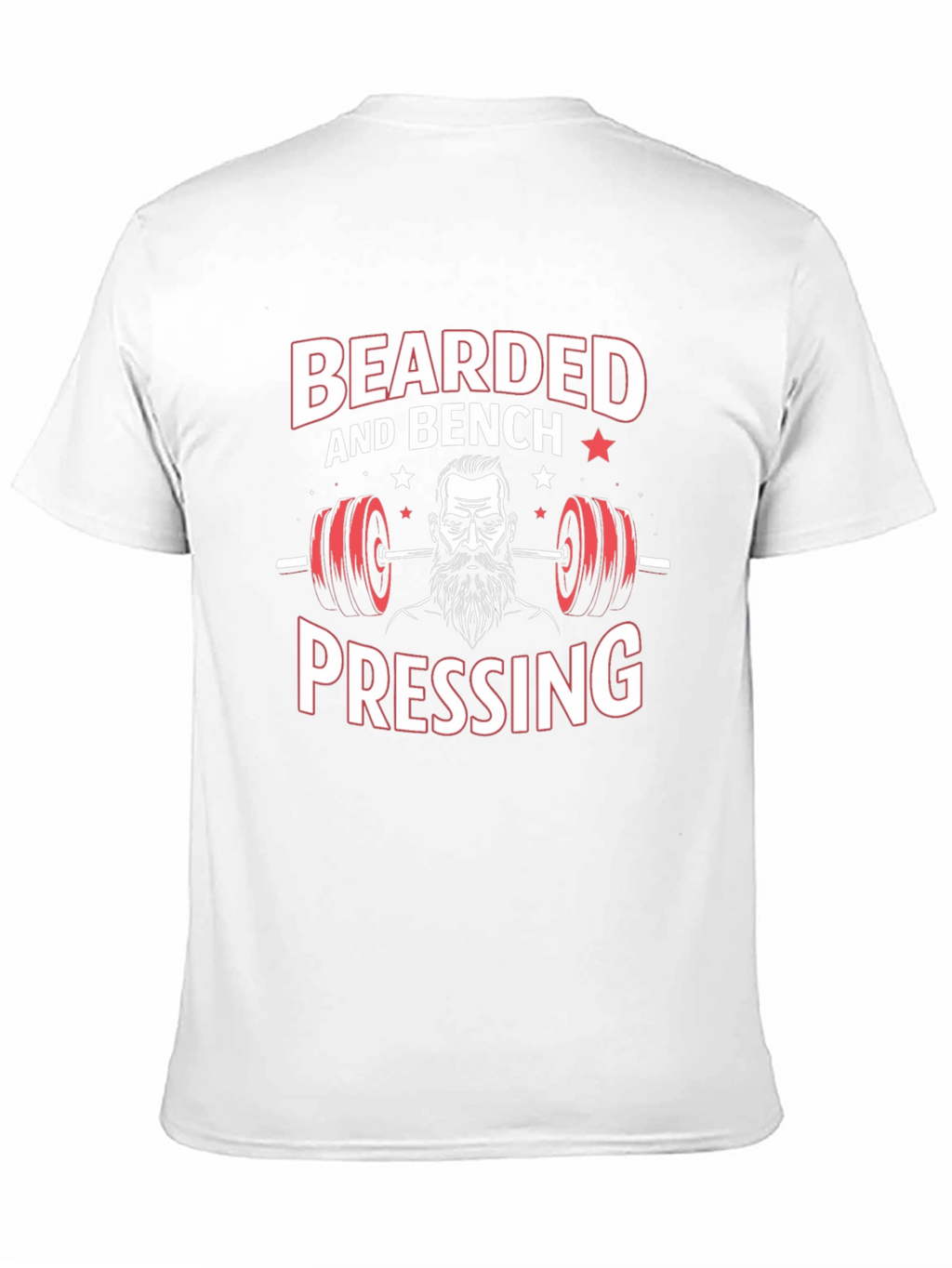 Bearded Bench Pressing T-Shirt
