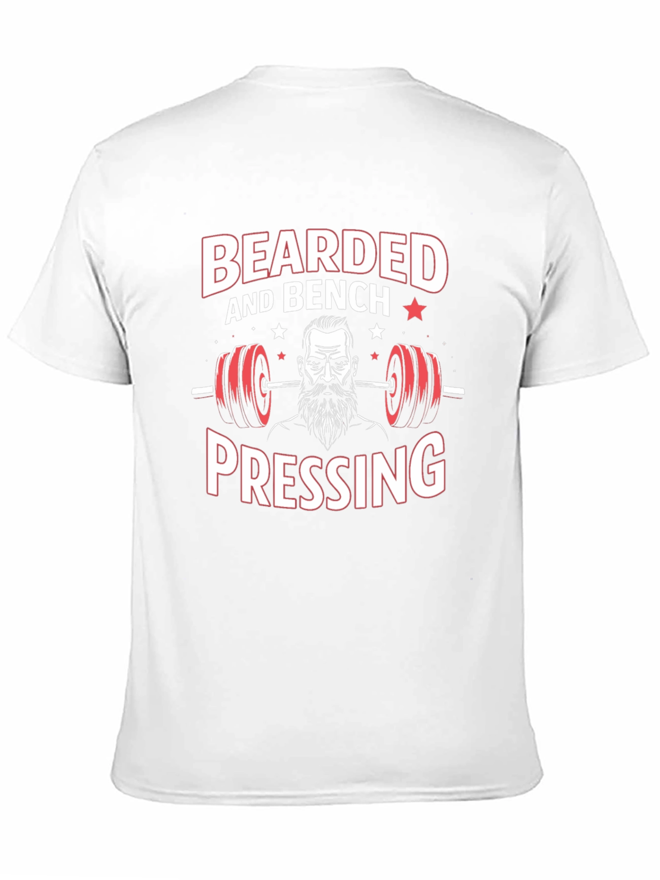 Bearded Bench Pressing T-Shirt