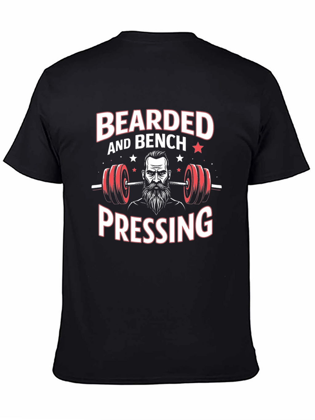 Bearded Bench Pressing T-Shirt