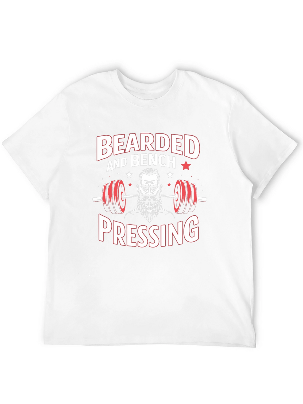 Bearded Bench Pressing T-Shirt