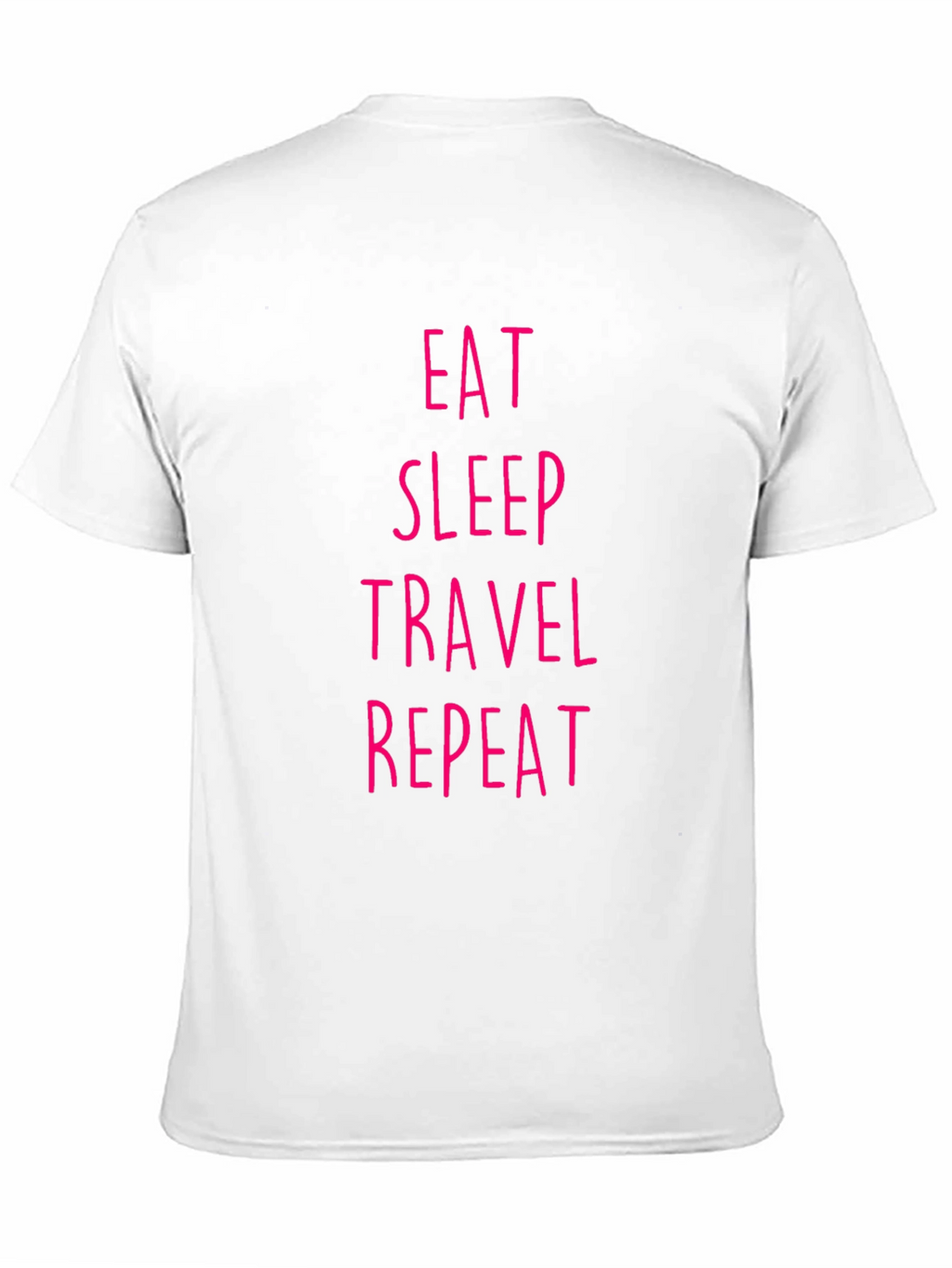 Eat Sleep Travel Repeat Graphic Tee