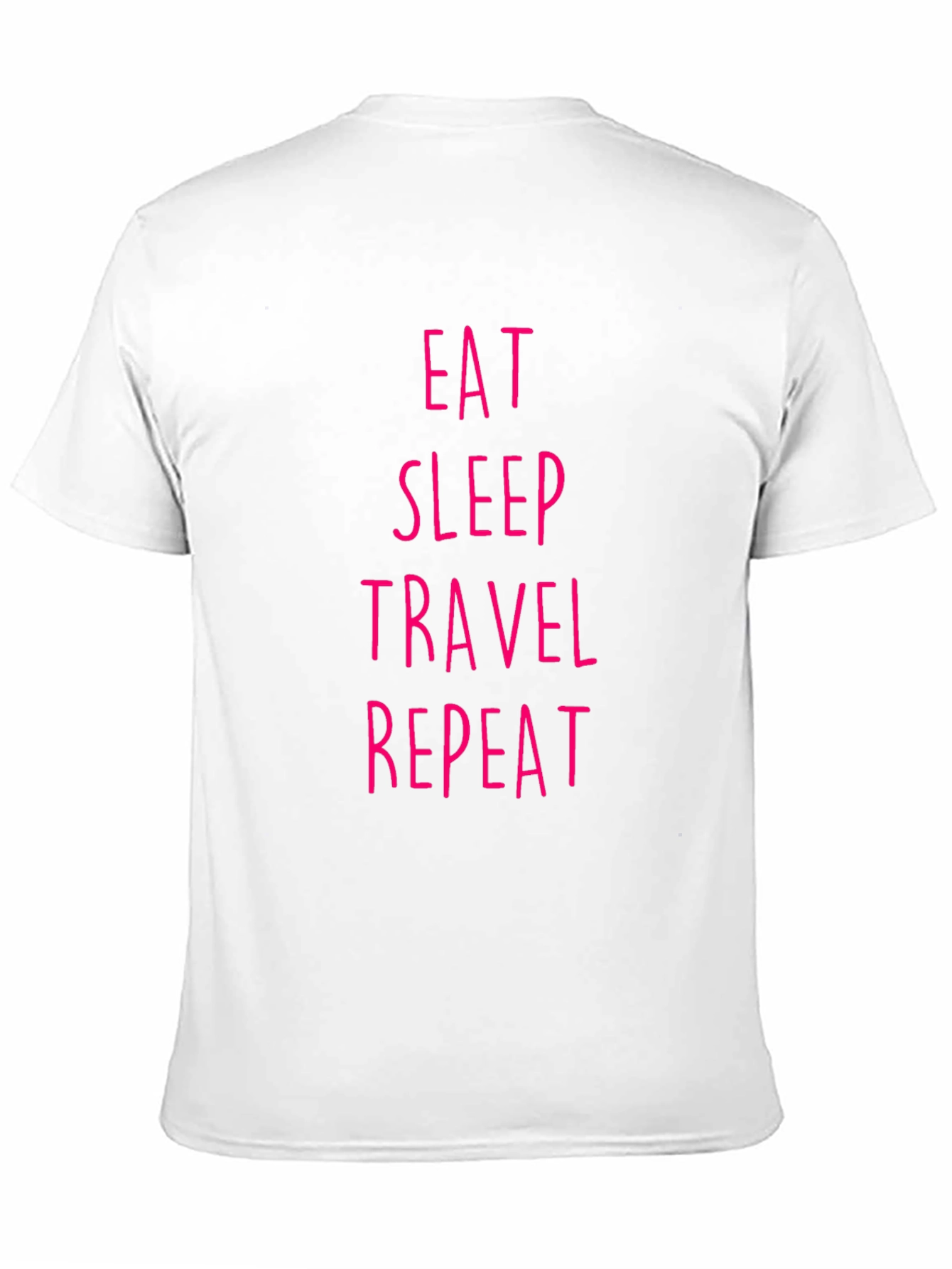 Eat Sleep Travel Repeat Graphic Tee