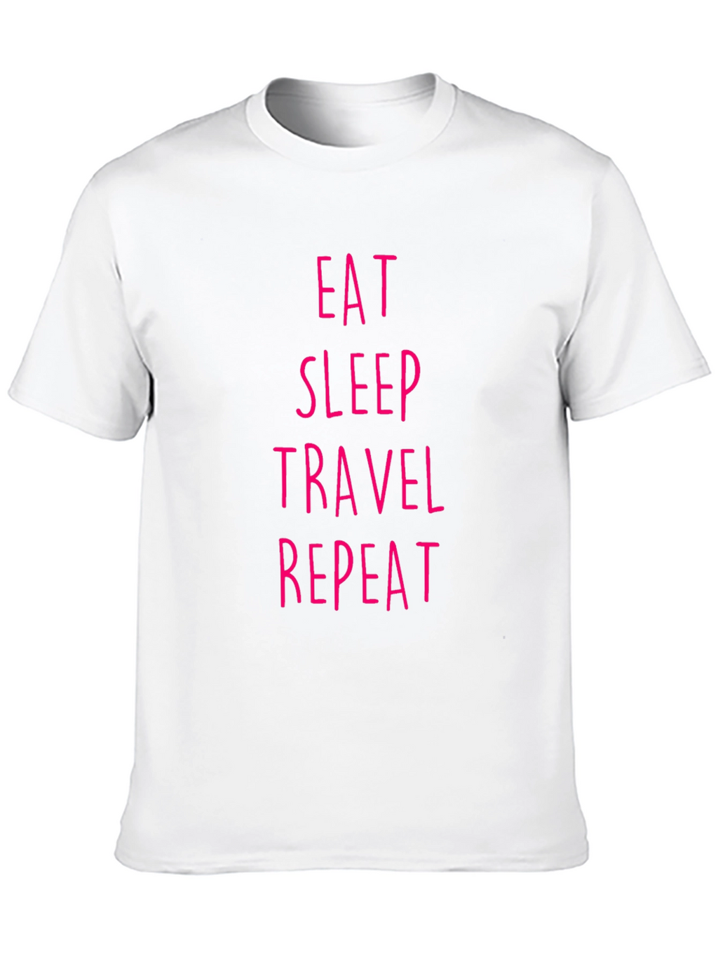 Eat Sleep Travel Repeat Graphic Tee