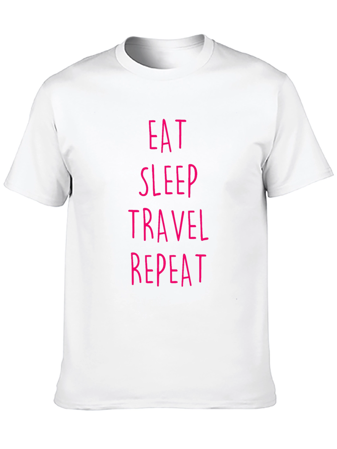 Eat Sleep Travel Repeat Graphic Tee