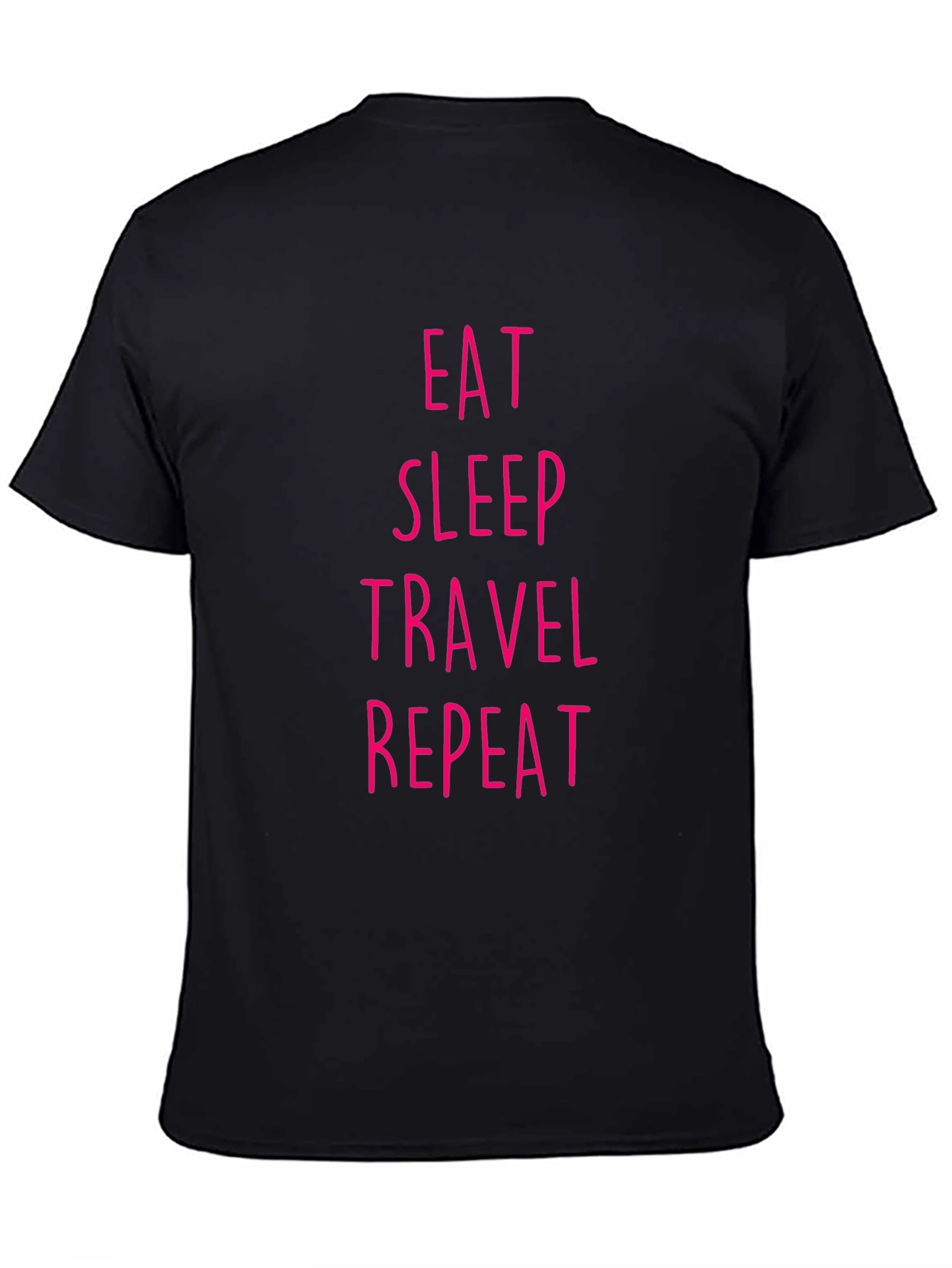Eat Sleep Travel Repeat Graphic Tee