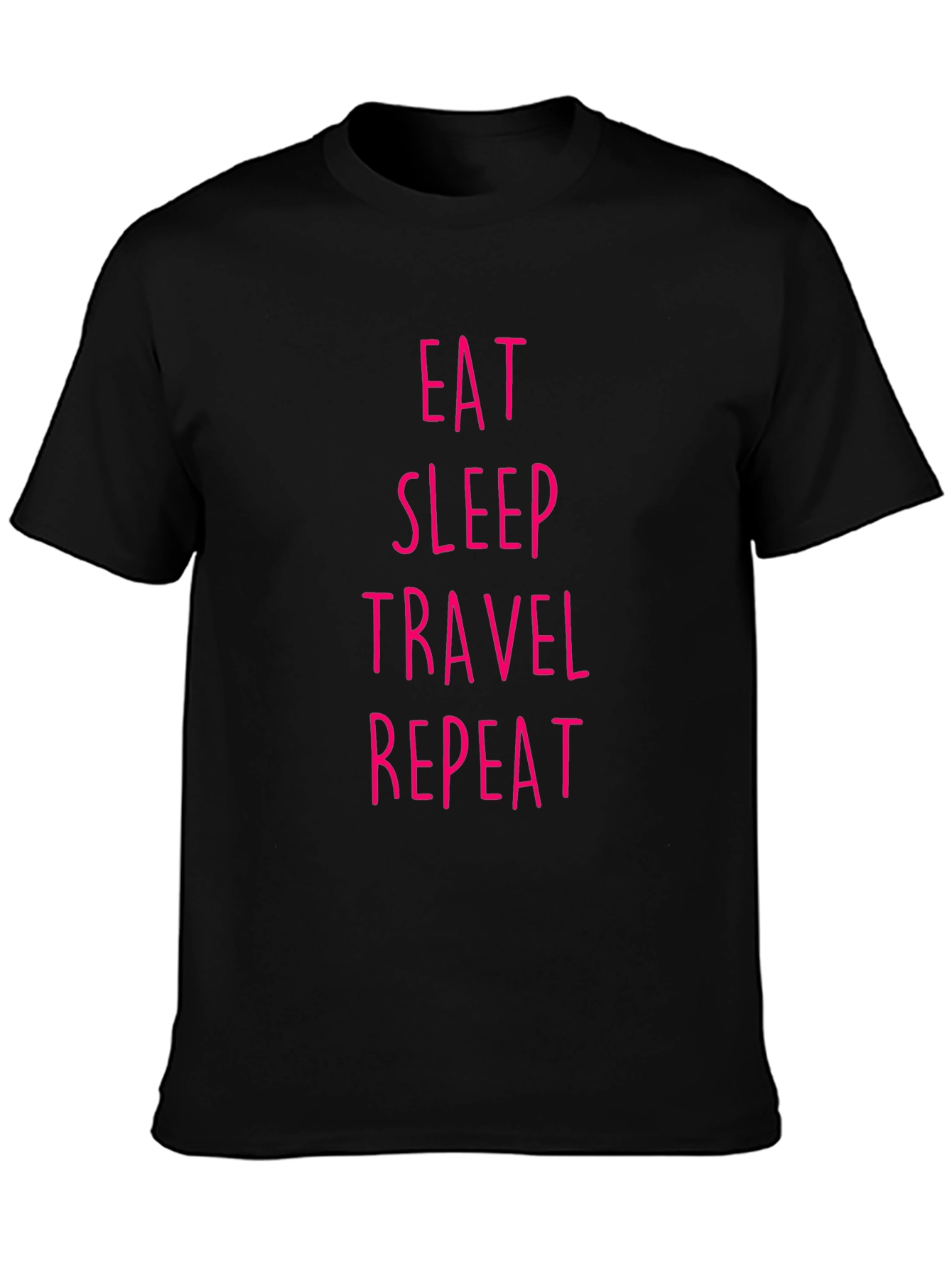 Eat Sleep Travel Repeat Graphic Tee