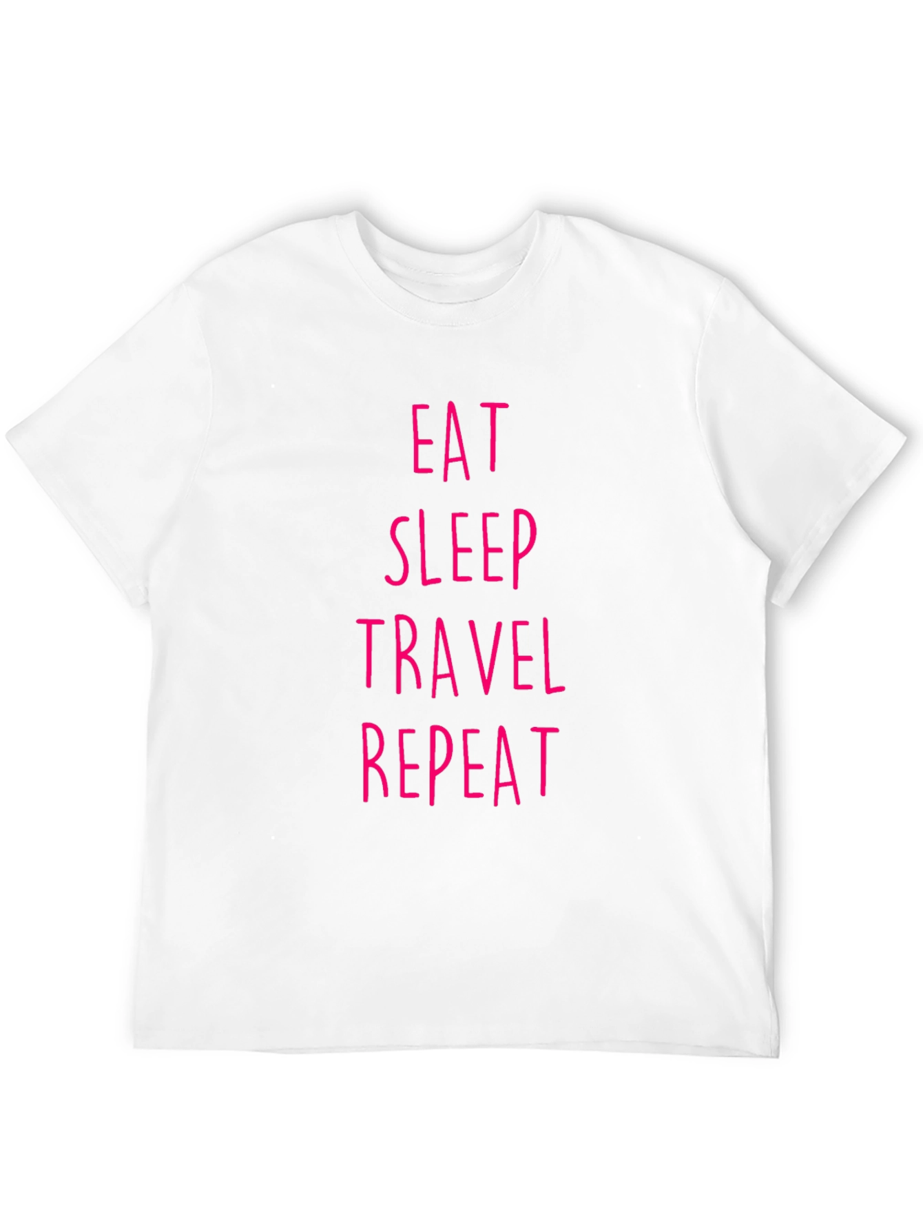 Eat Sleep Travel Repeat Graphic Tee