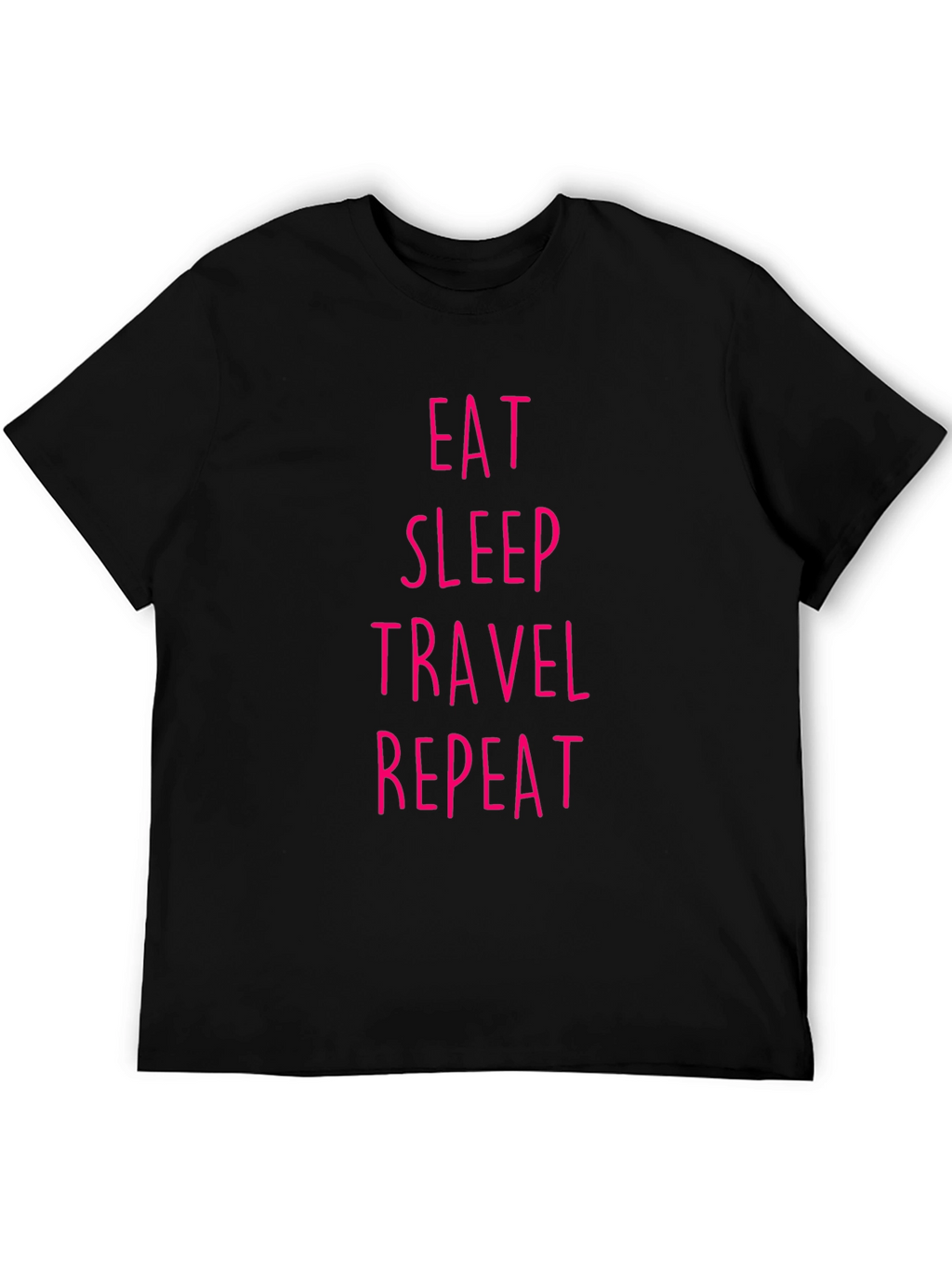 Eat Sleep Travel Repeat Graphic Tee