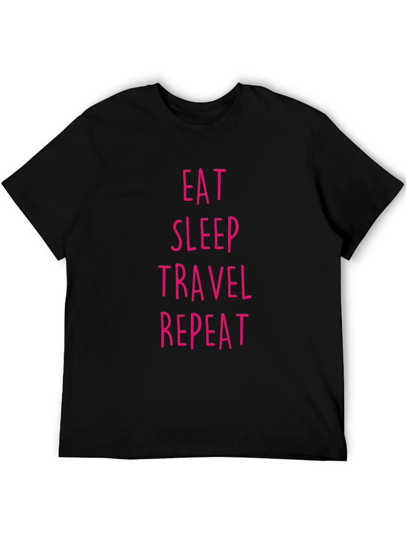 Eat Sleep Travel Repeat Graphic Tee