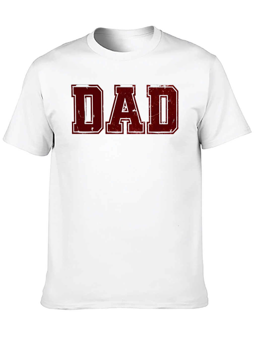 Distressed Dad Graphic Tee - Black