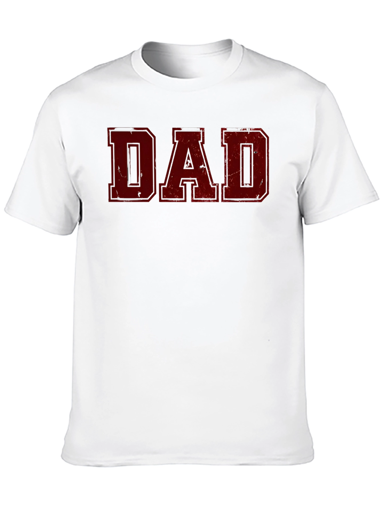 Distressed Dad Graphic Tee - Black