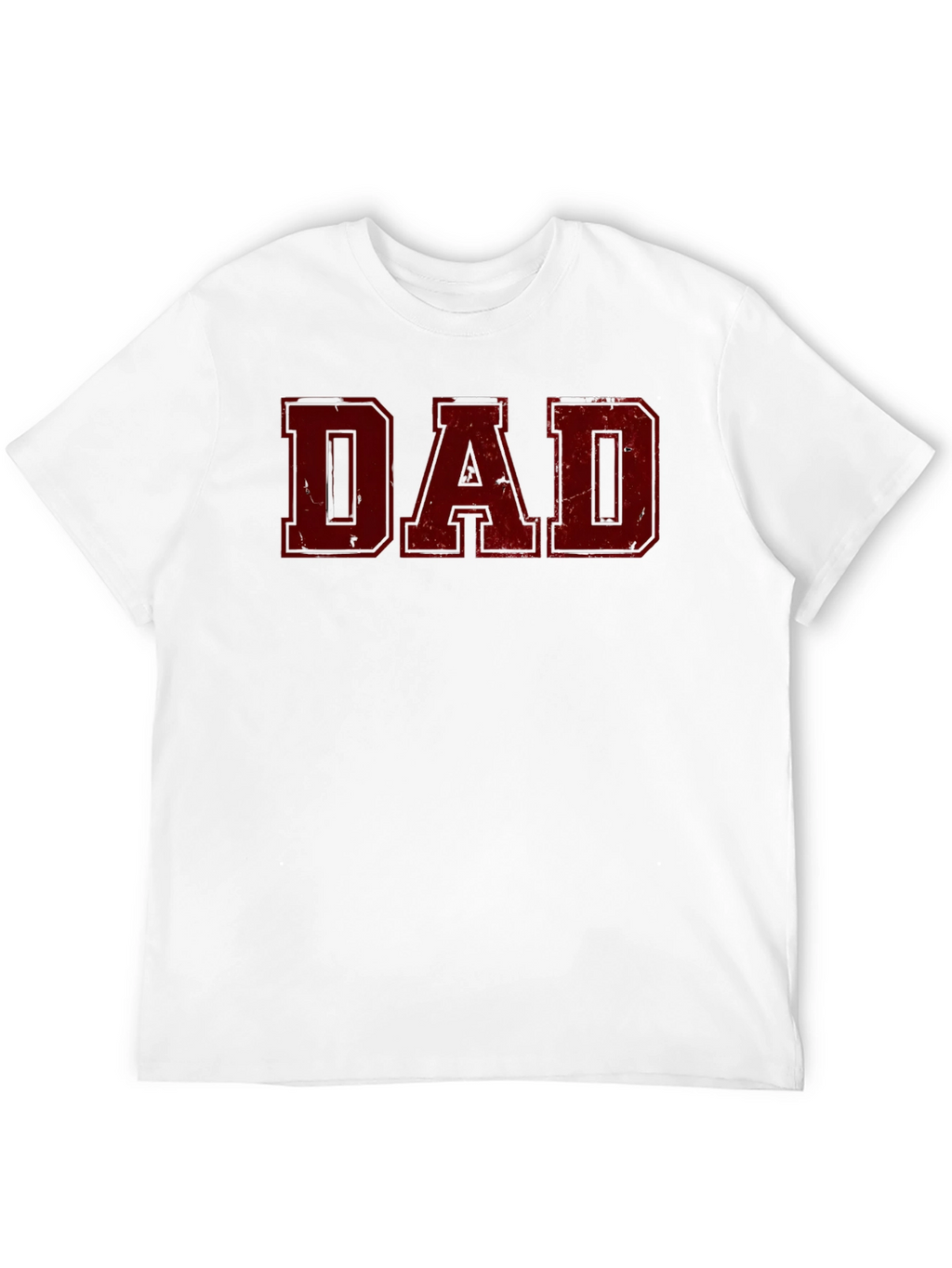Distressed Dad Graphic Tee - Black