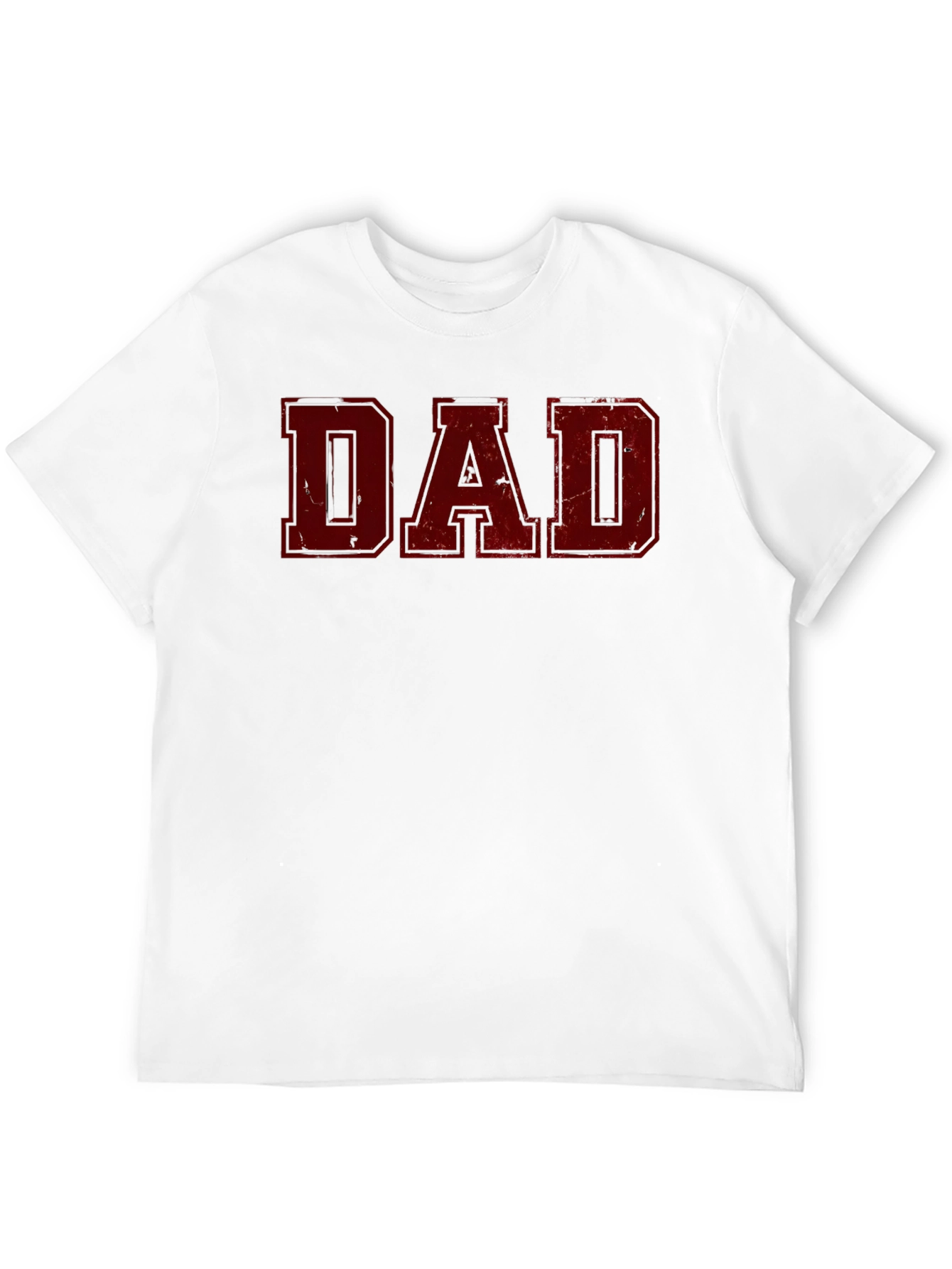 Distressed Dad Graphic Tee - Black