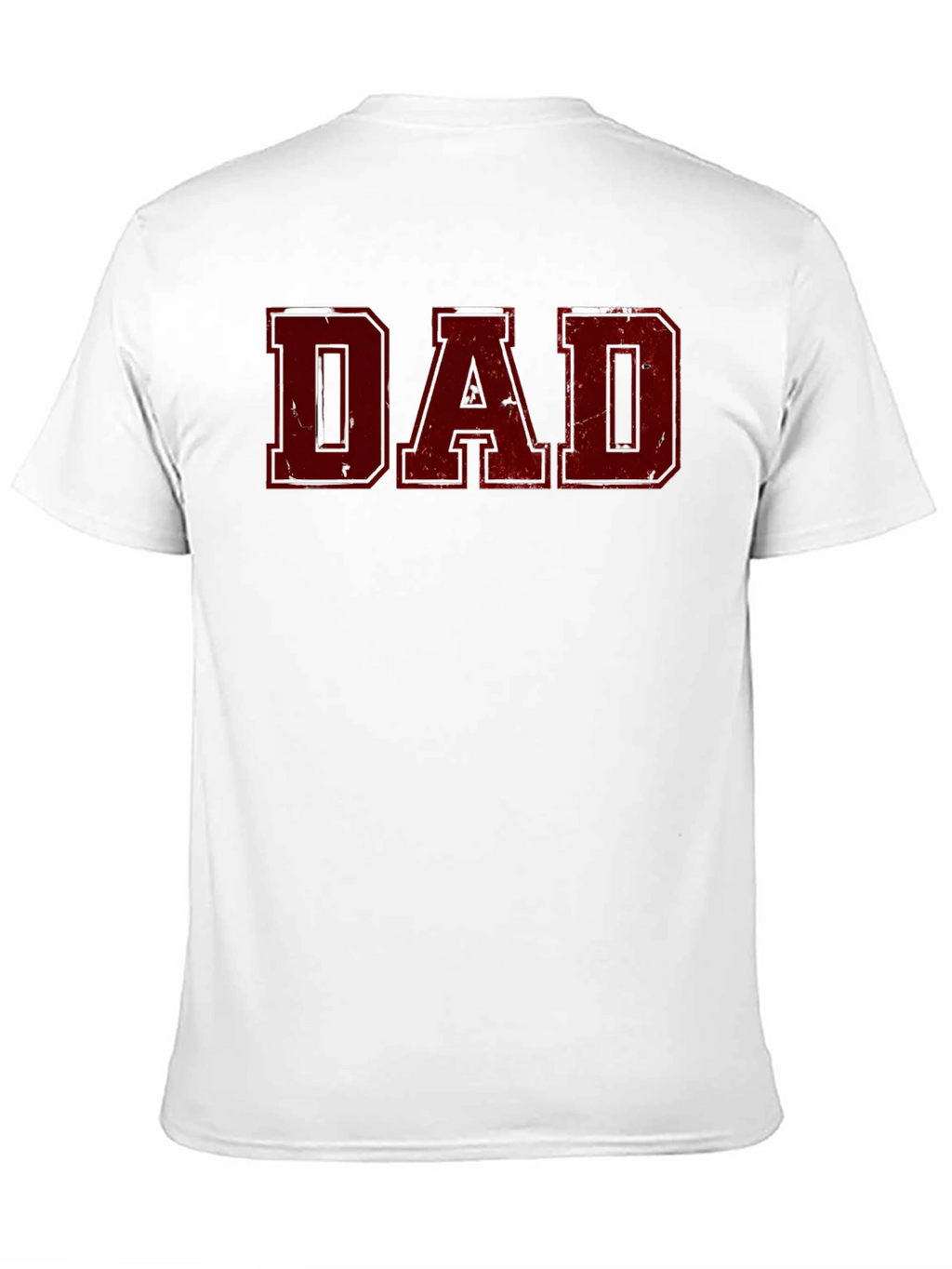 Distressed Dad Graphic Tee - Black