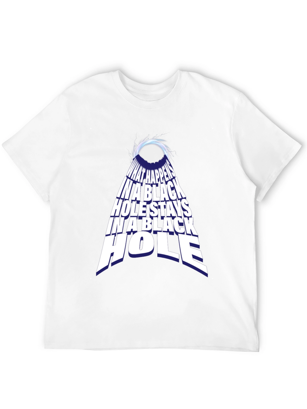 Black Hole Graphic Tee - Funny Science T-Shirt