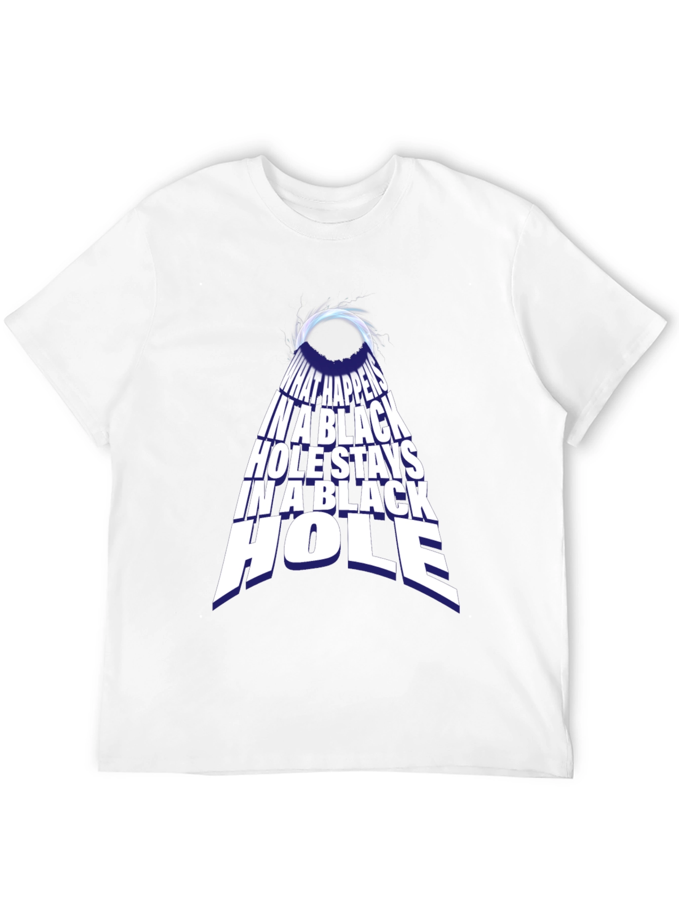 Black Hole Graphic Tee - Funny Science T-Shirt