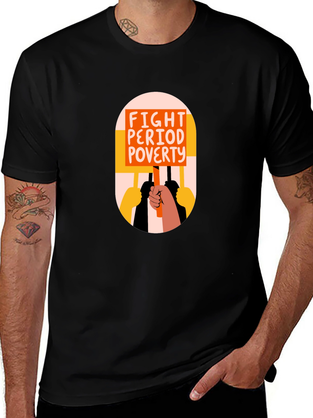 Fight Period Poverty Graphic Tee