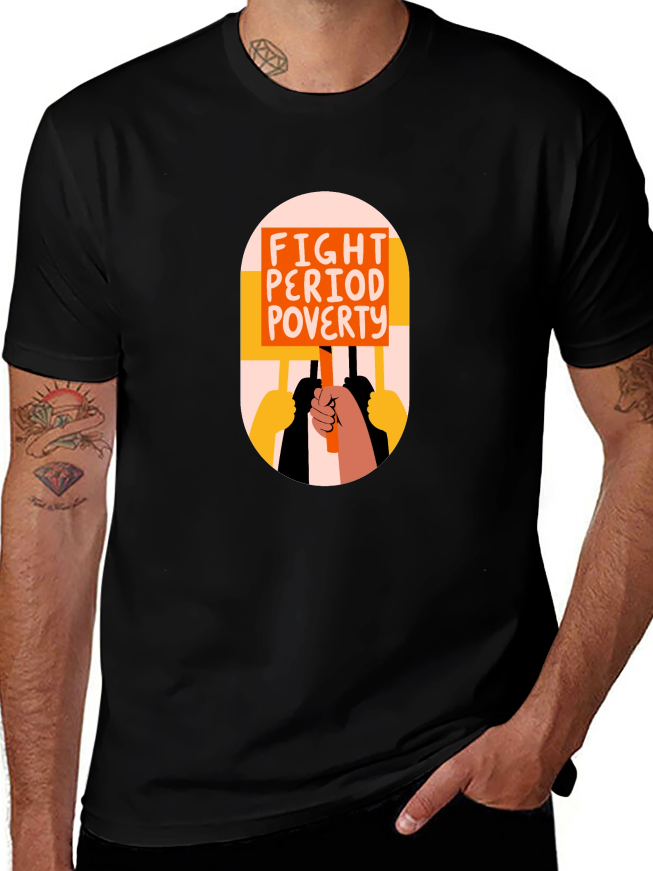 Fight Period Poverty Graphic Tee