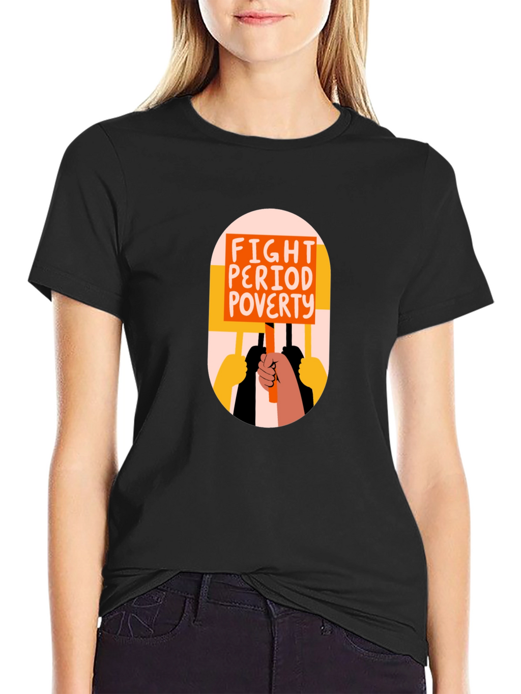Fight Period Poverty Graphic Tee