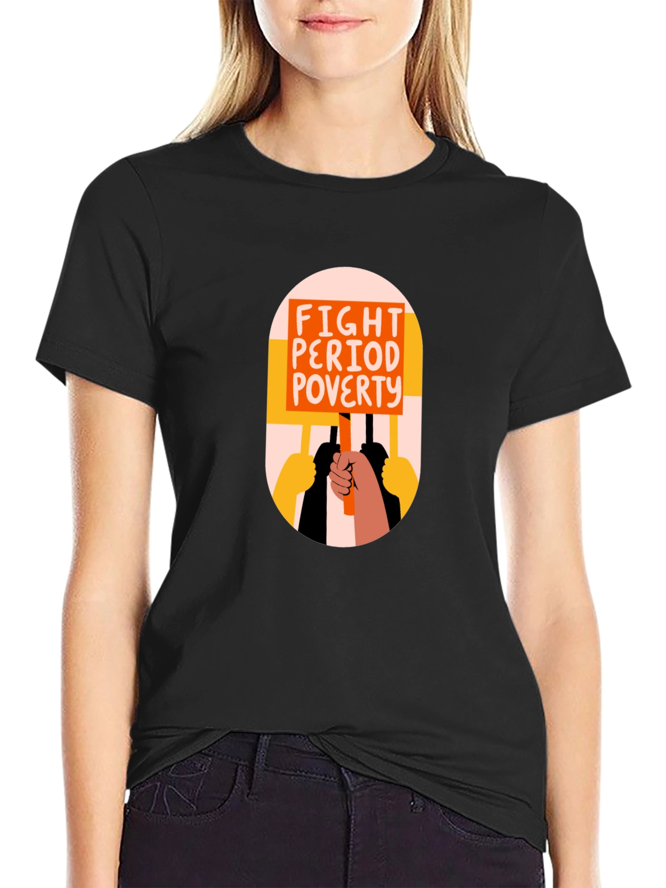 Fight Period Poverty Graphic Tee