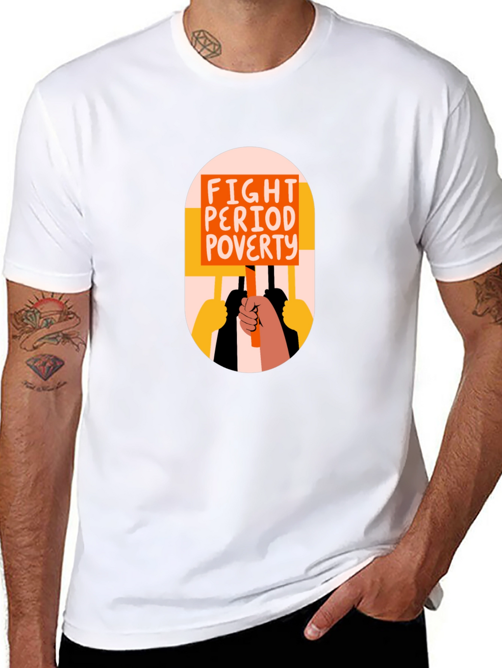 Fight Period Poverty Graphic Tee