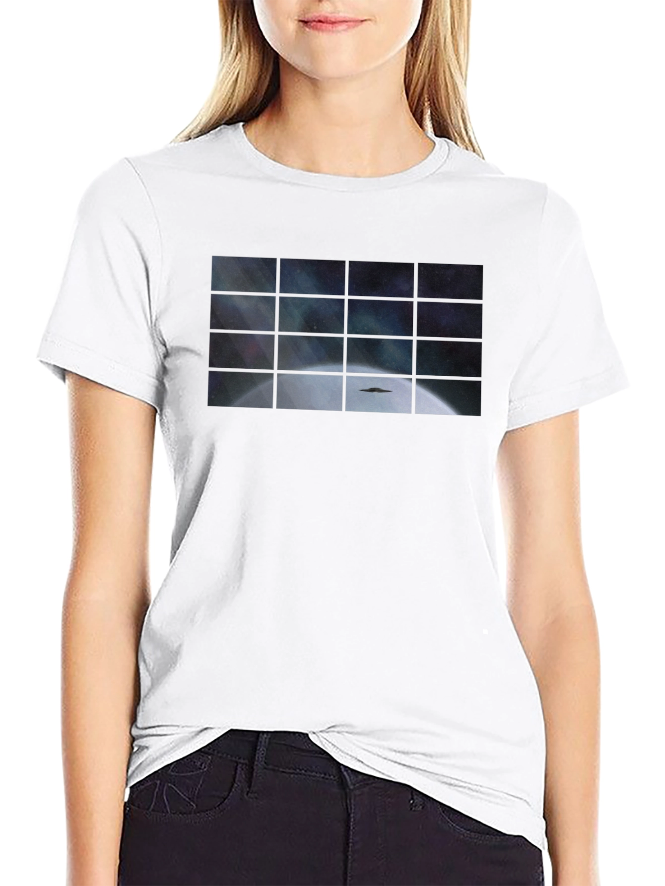 Window to Space T-Shirt - Black Unique Design