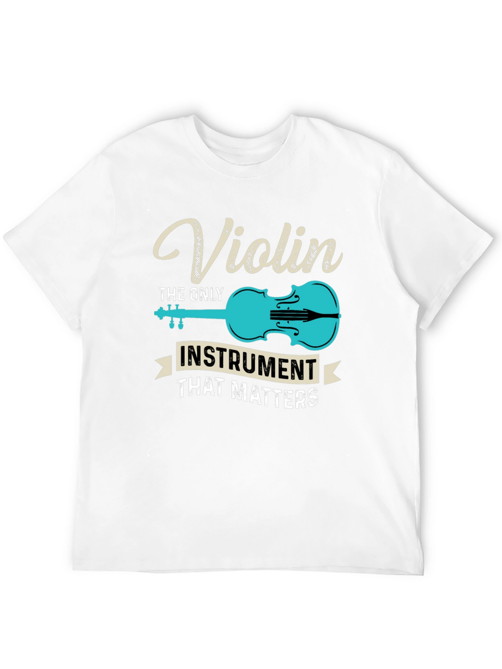 Violin Instrument T-Shirt - Music Lover Tee