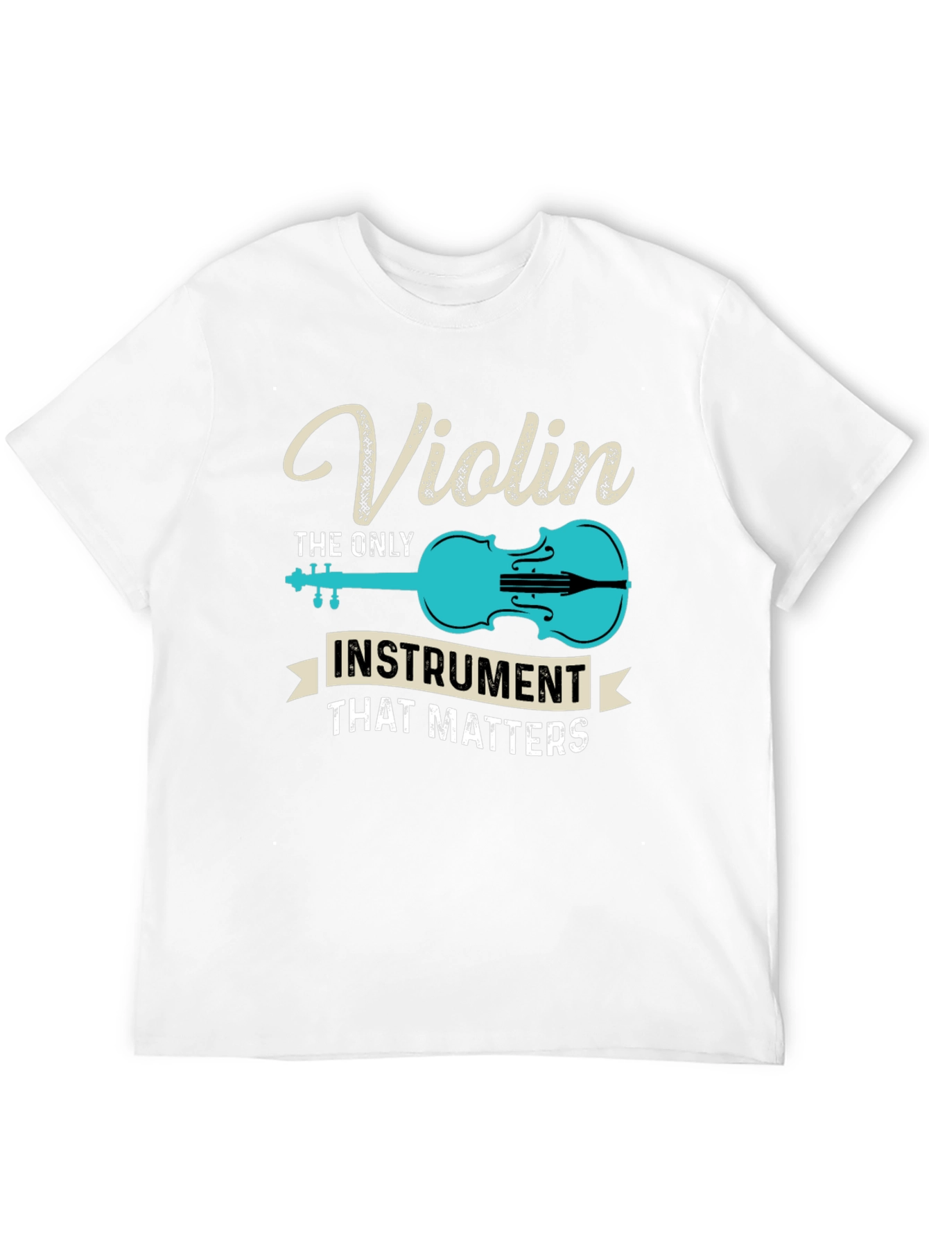 Violin Instrument T-Shirt - Music Lover Tee