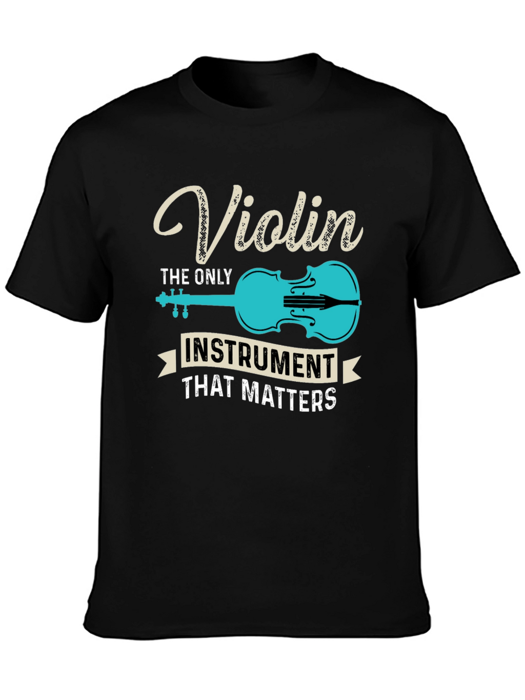 Violin Instrument T-Shirt - Music Lover Tee