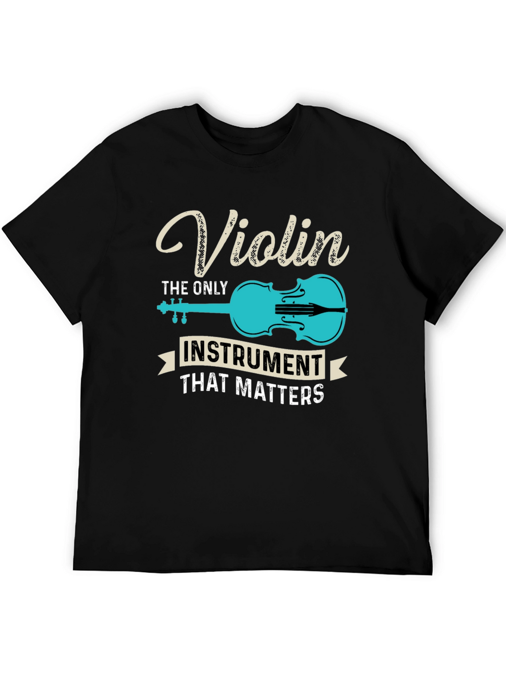 Violin Instrument T-Shirt - Music Lover Tee