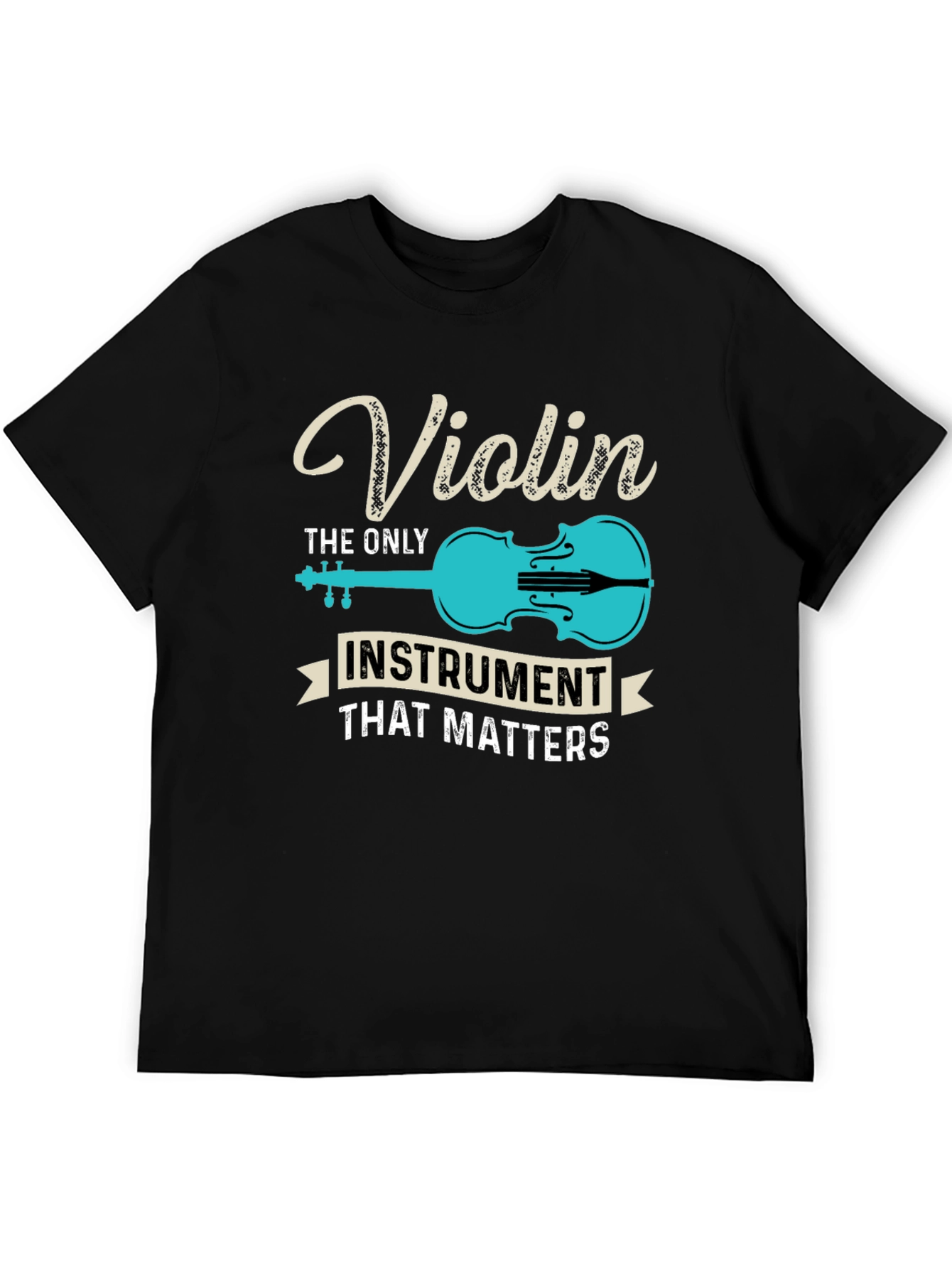 Violin Instrument T-Shirt - Music Lover Tee