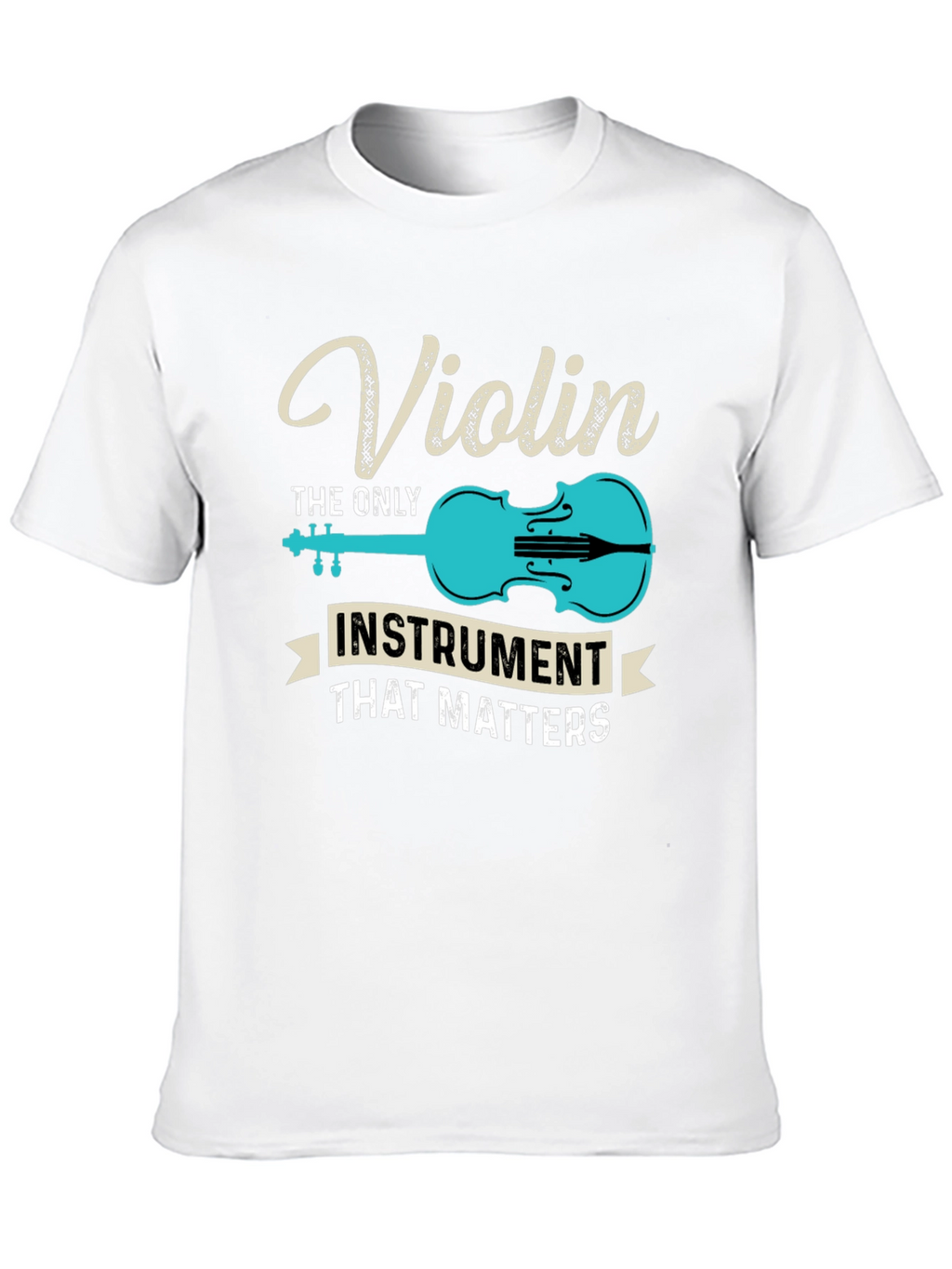 Violin Instrument T-Shirt - Music Lover Tee