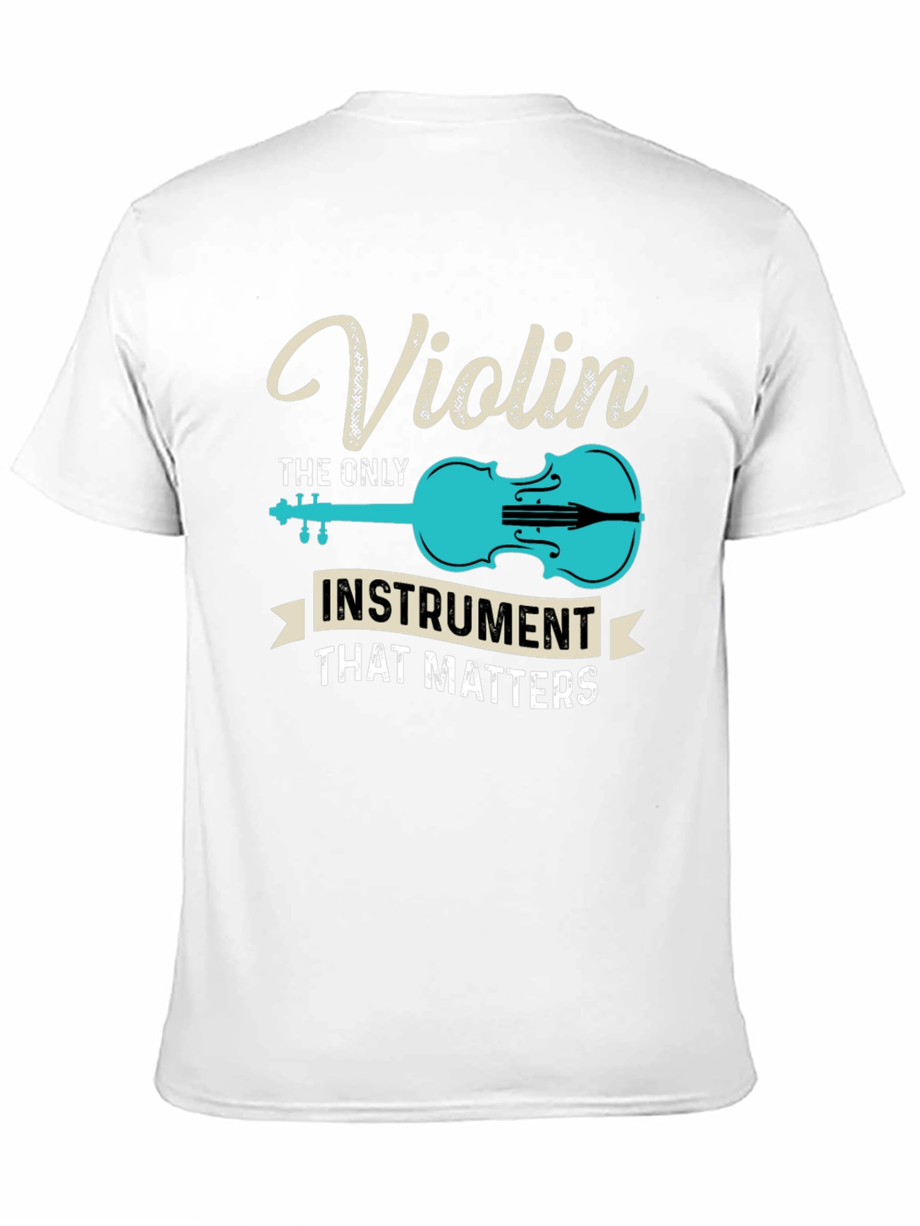 Violin Instrument T-Shirt - Music Lover Tee