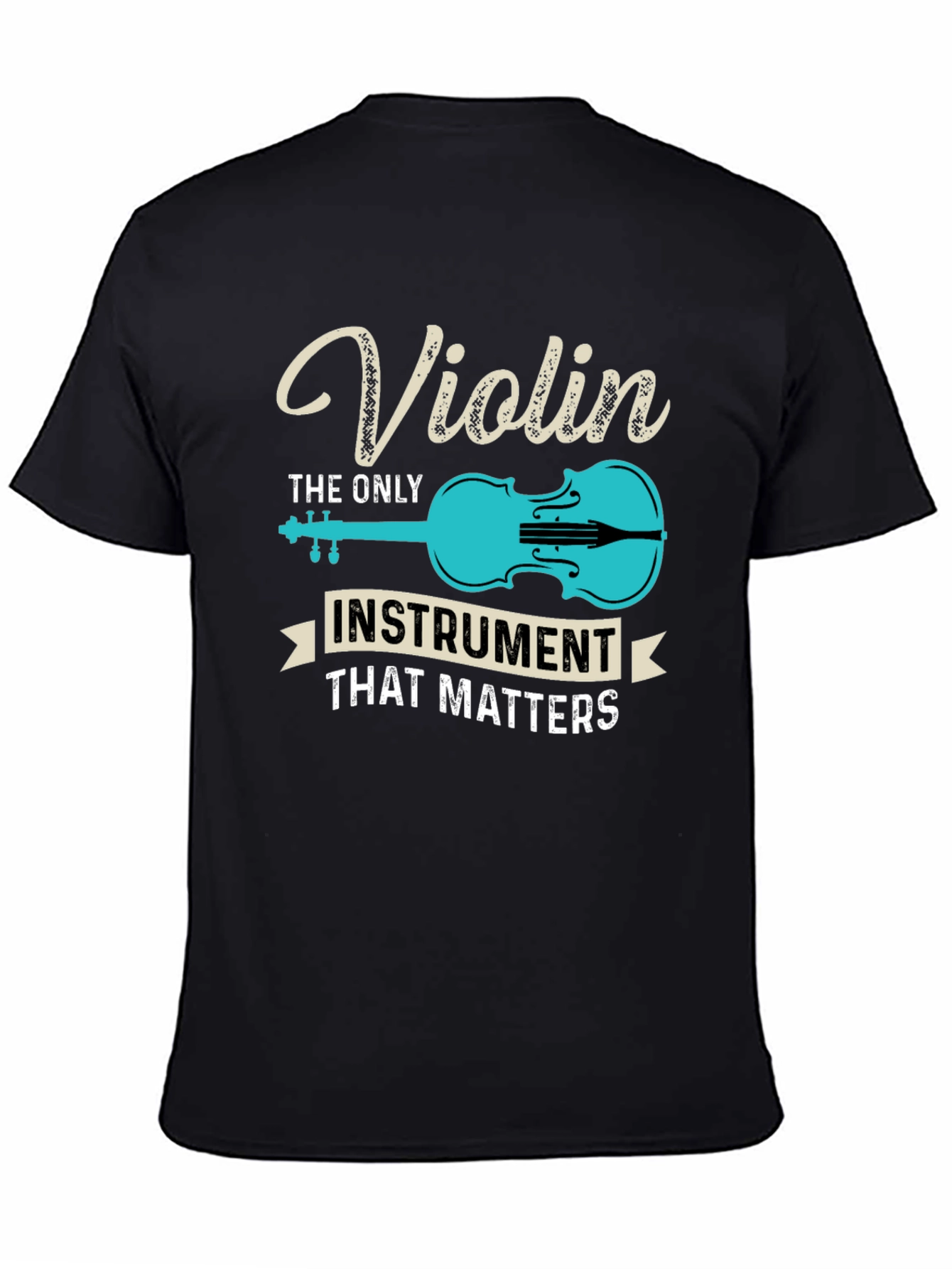 Violin Instrument T-Shirt - Music Lover Tee