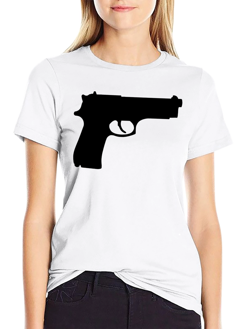 Black Pistol Graphic Tee - Mens