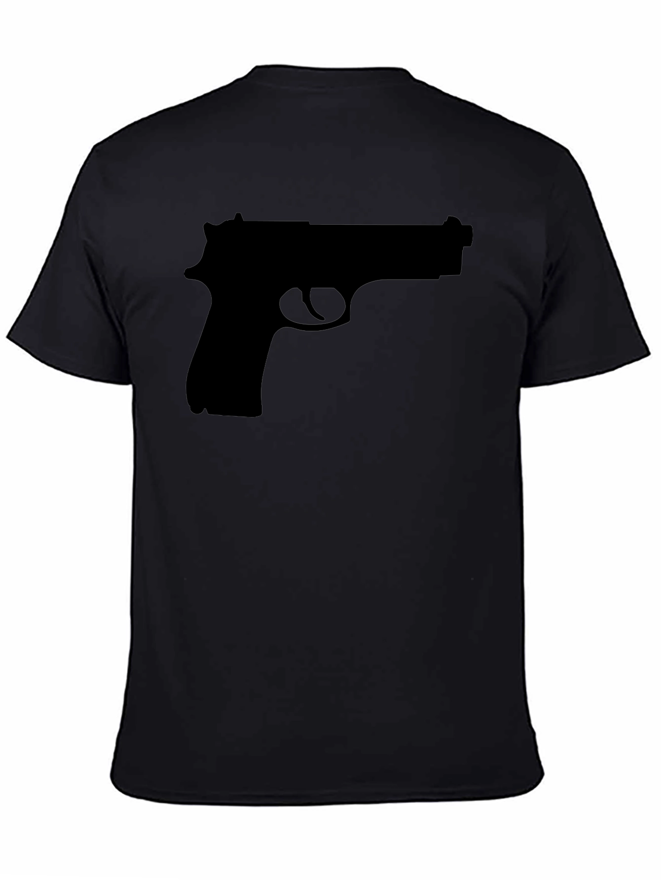 Black Pistol Graphic Tee - Mens