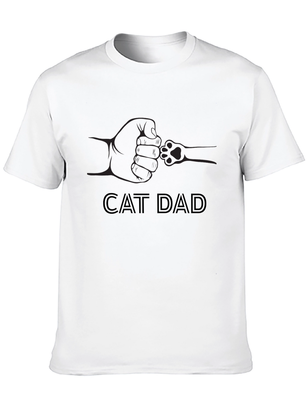 Cat Dad Graphic T-Shirt