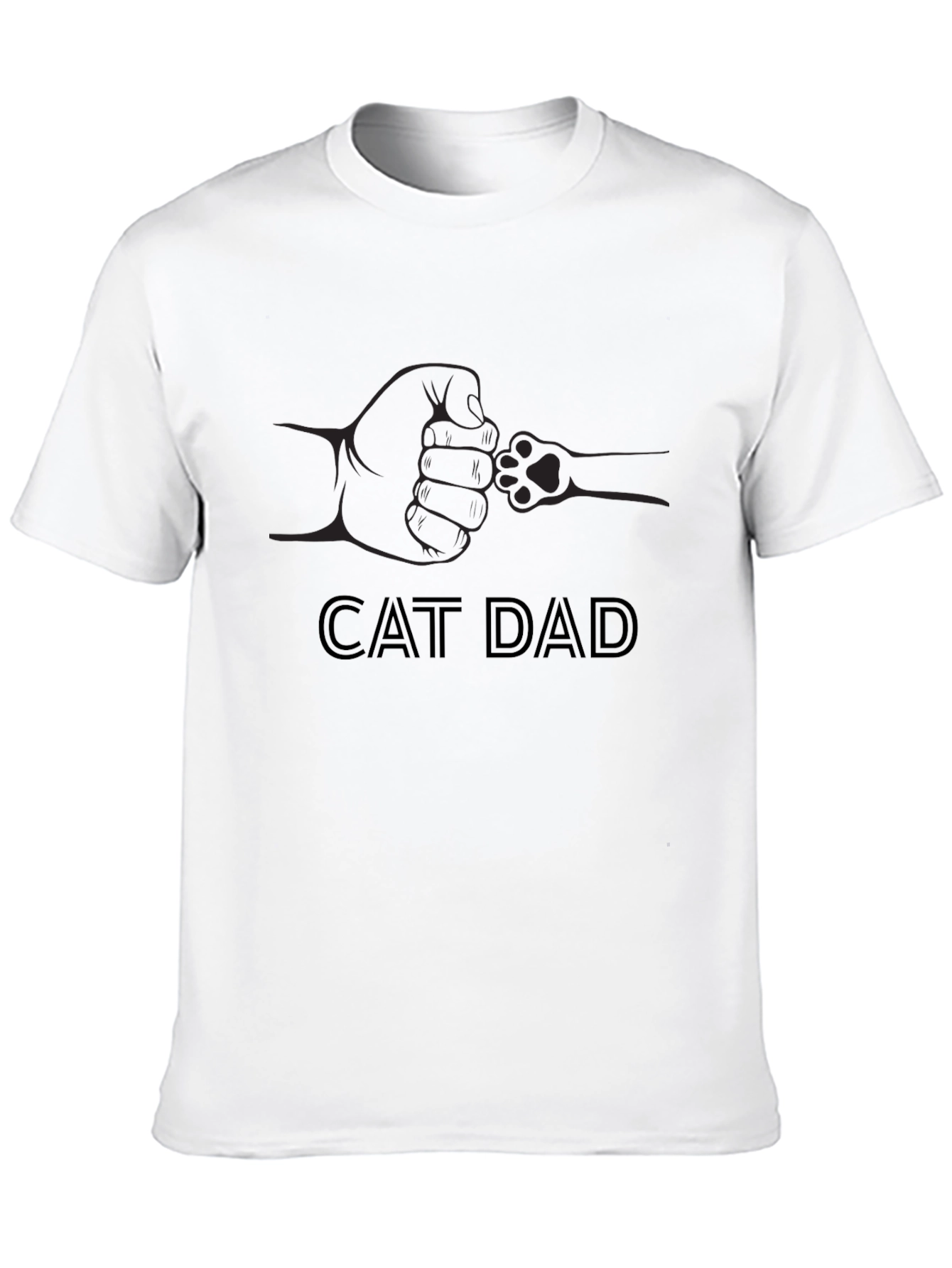 Cat Dad Graphic T-Shirt