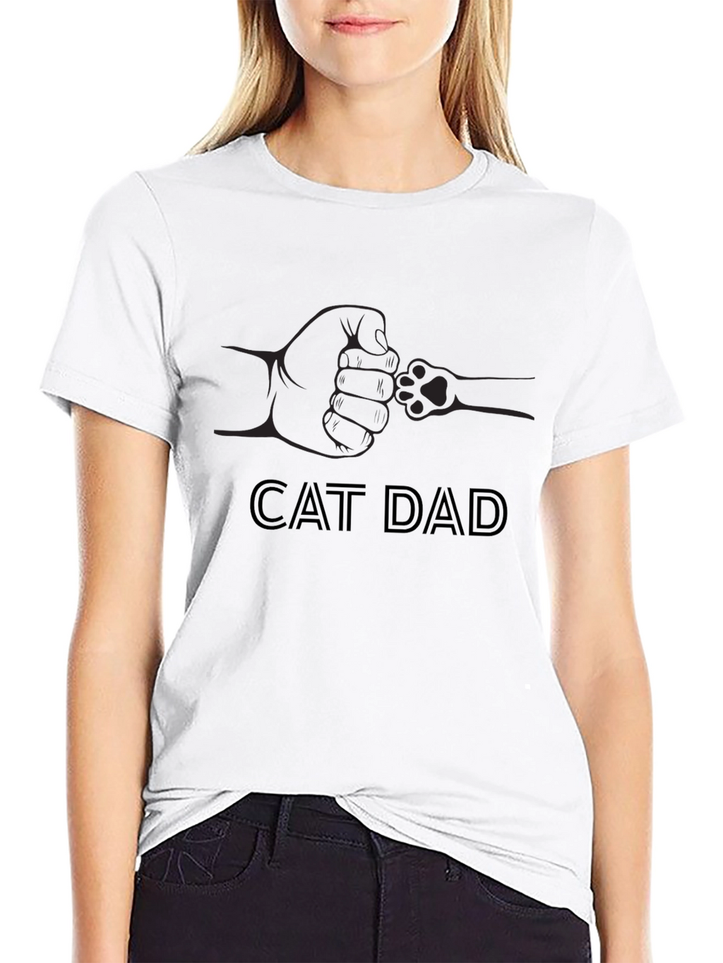 Cat Dad Graphic T-Shirt
