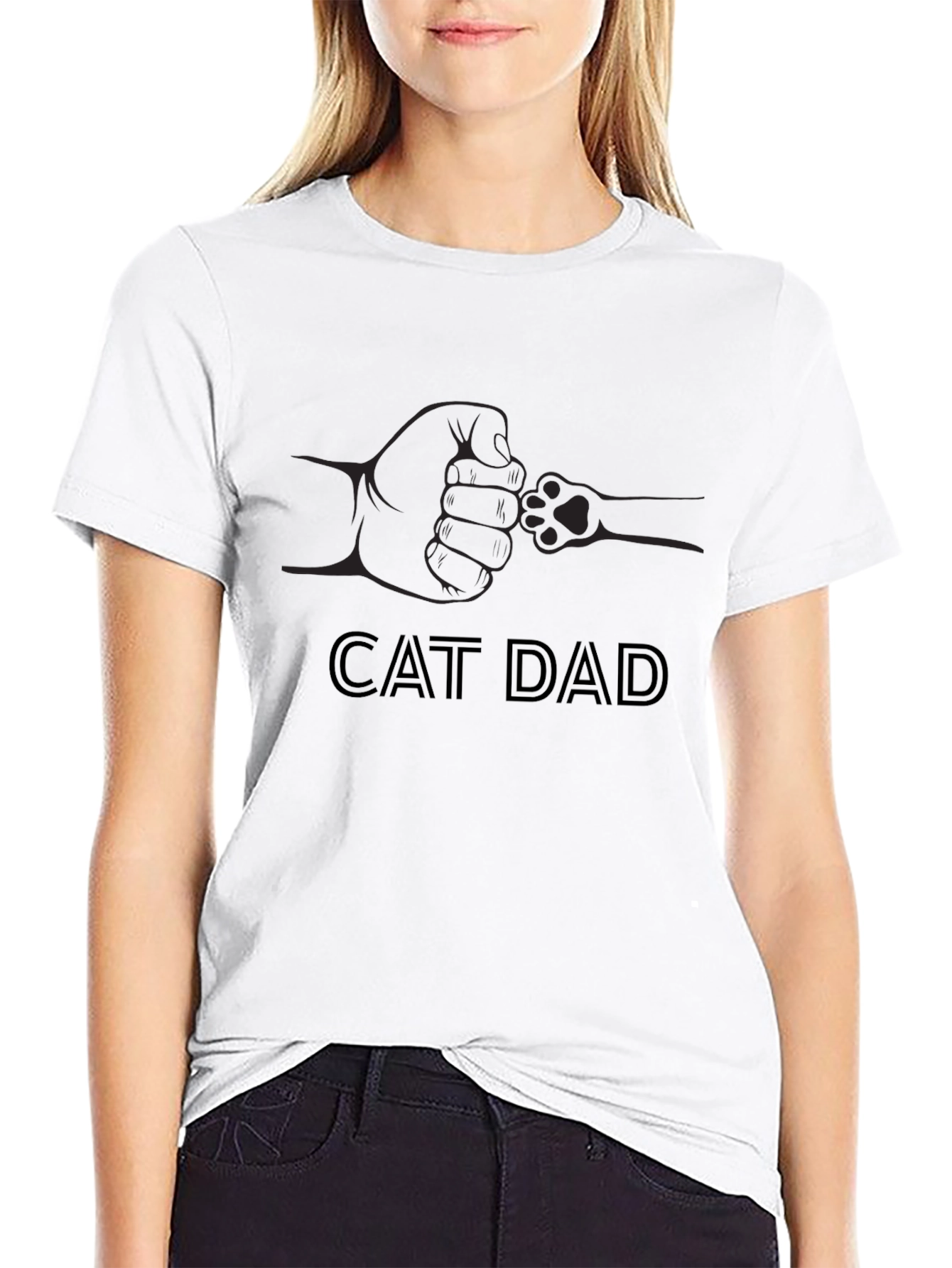 Cat Dad Graphic T-Shirt