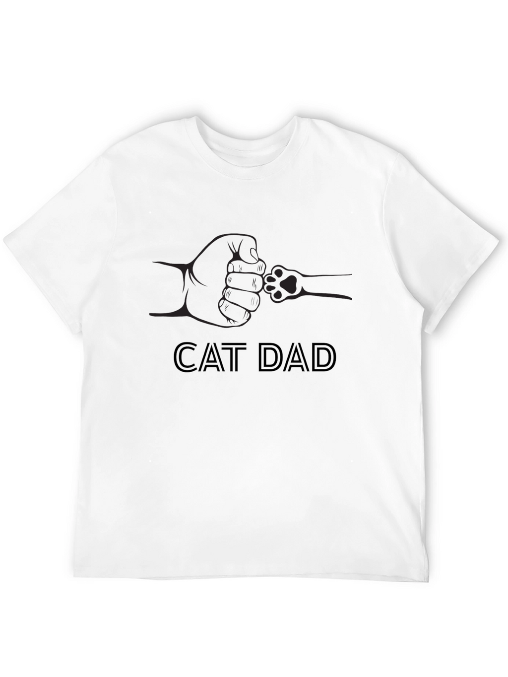 Cat Dad Graphic T-Shirt