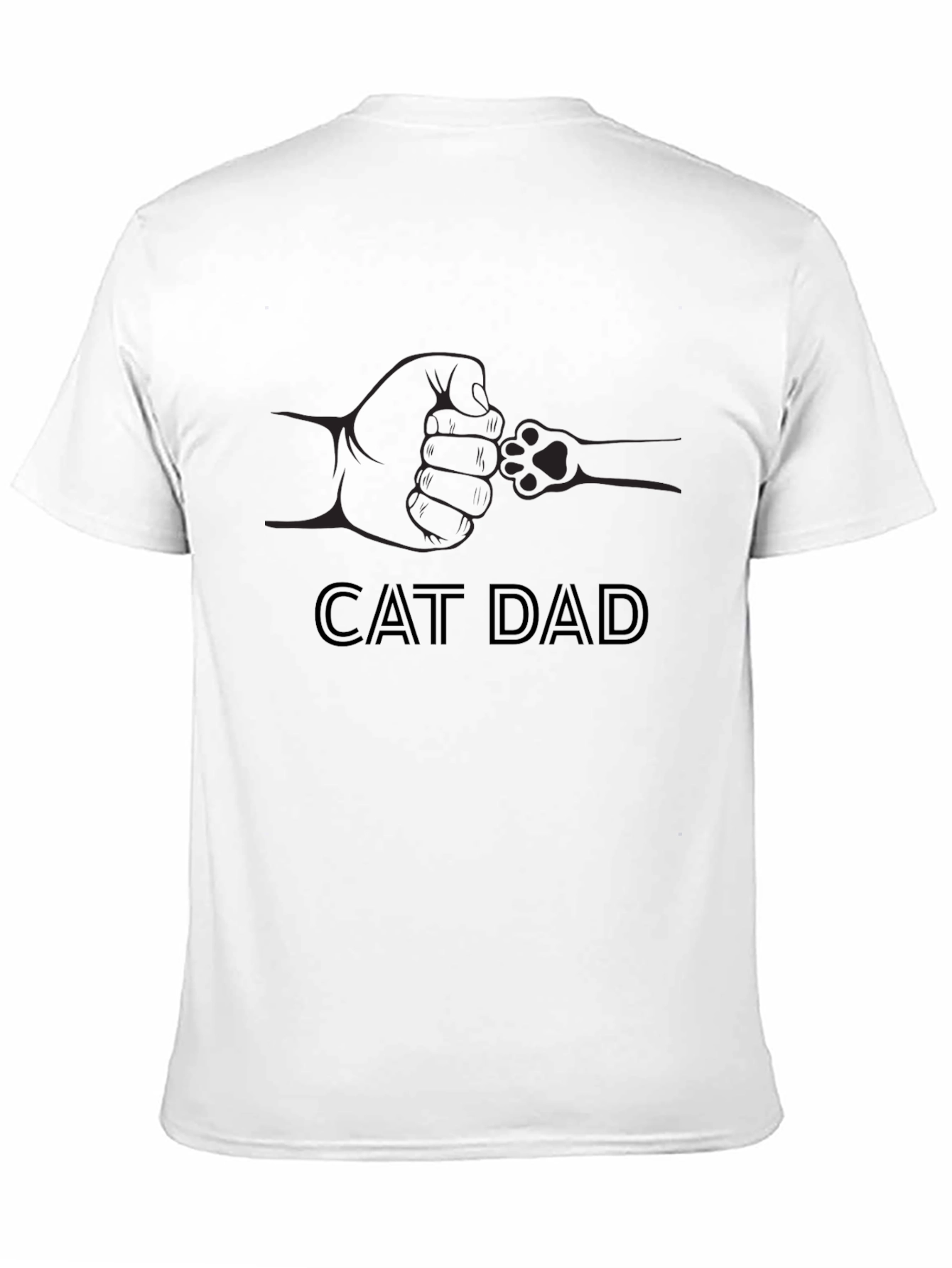 Cat Dad Graphic T-Shirt