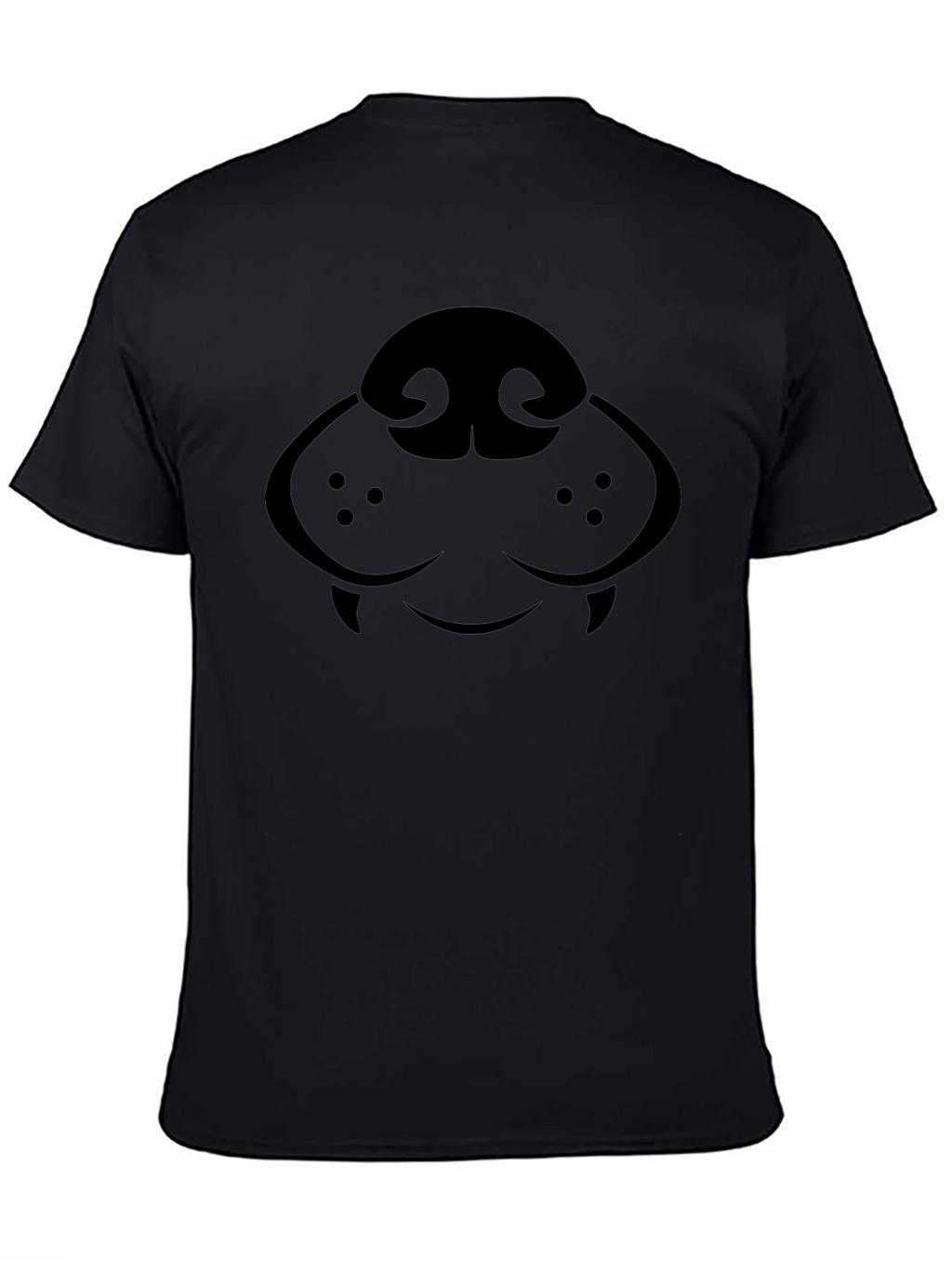 Dog Snout Graphic Tee - Black