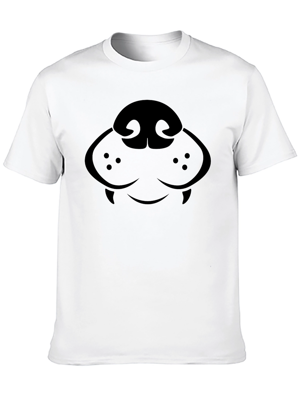 Dog Snout Graphic Tee - Black