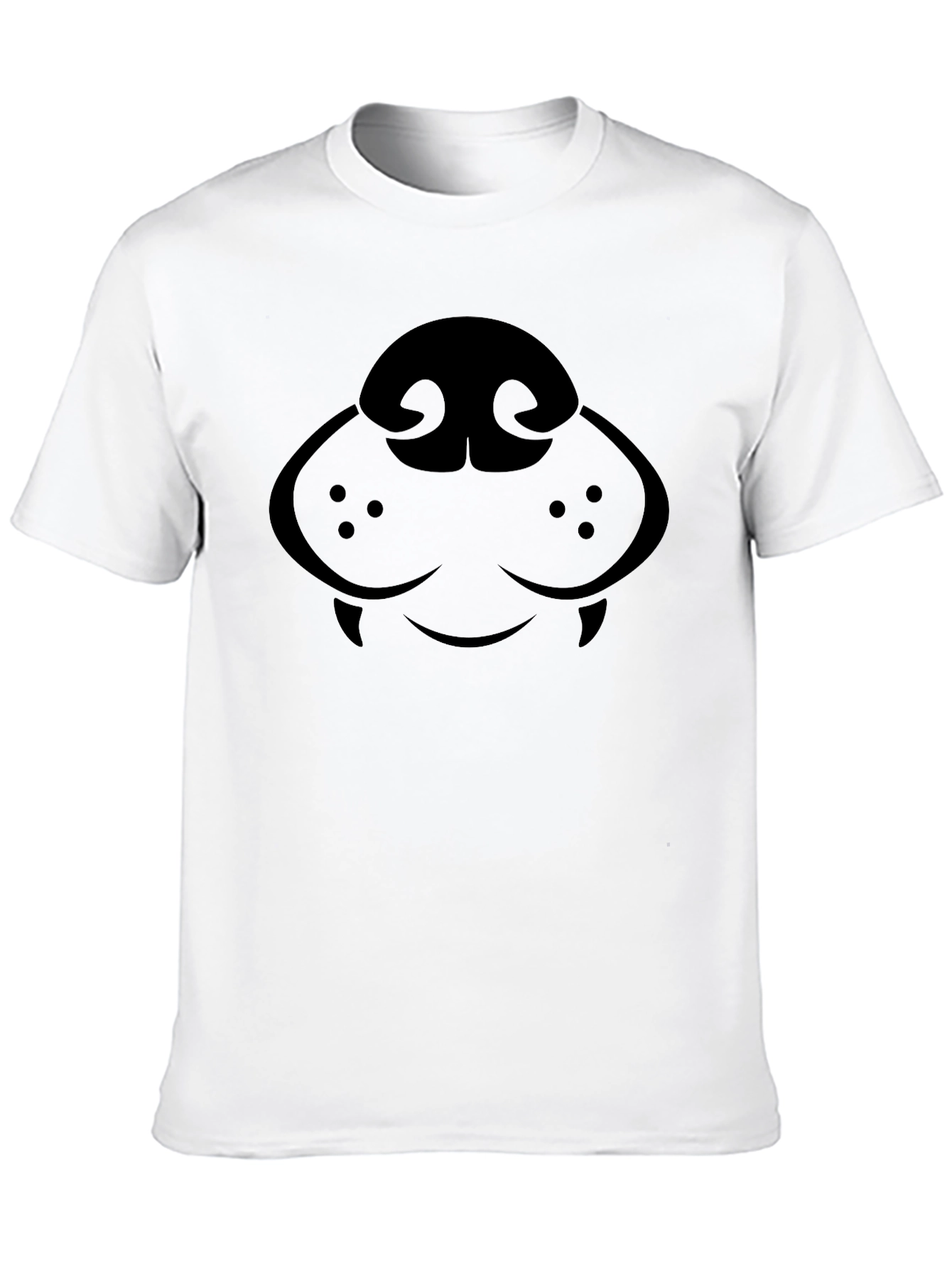 Dog Snout Graphic Tee - Black